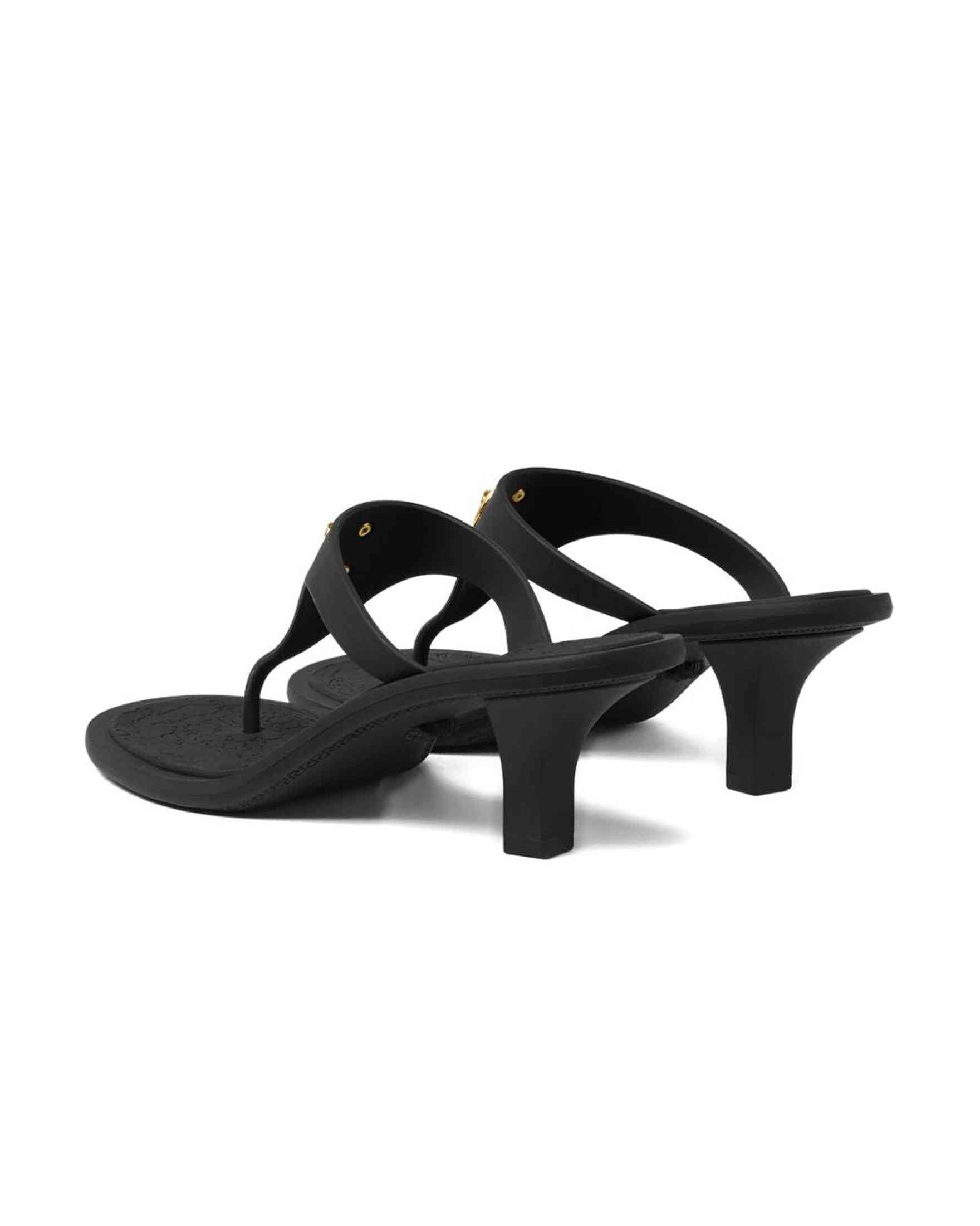 Versace Alia 55mm Rubber Flip Flop Sandals Glam Steals