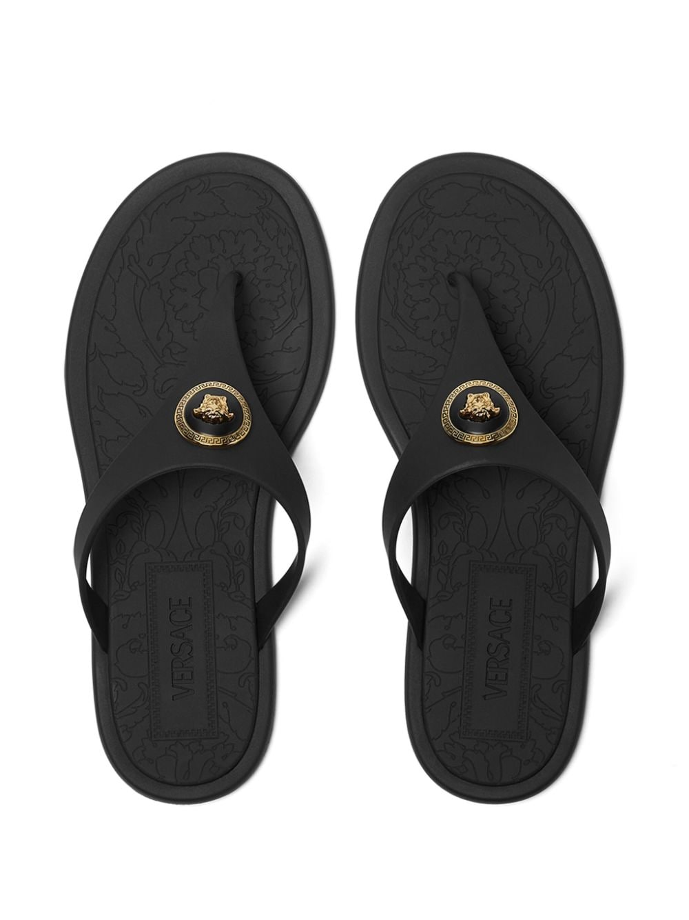 Versace Alia Flat Sandals Glam Steals