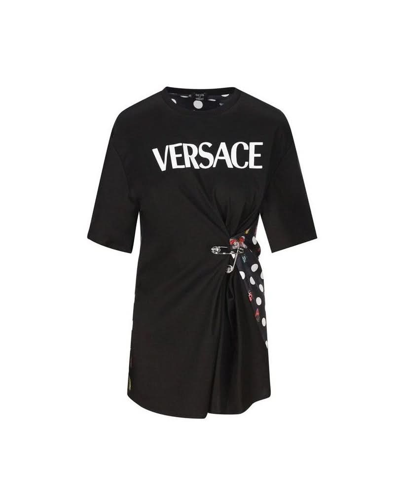 Versace Black Cotton T-shirt