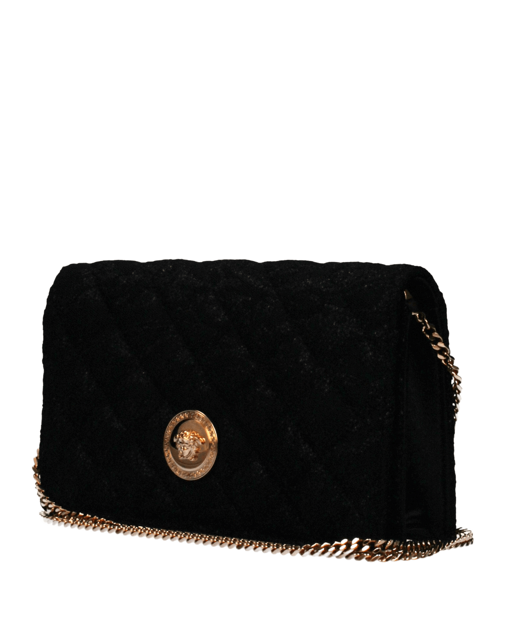 Versace Fabric Black Clutch Bags Glam Steals