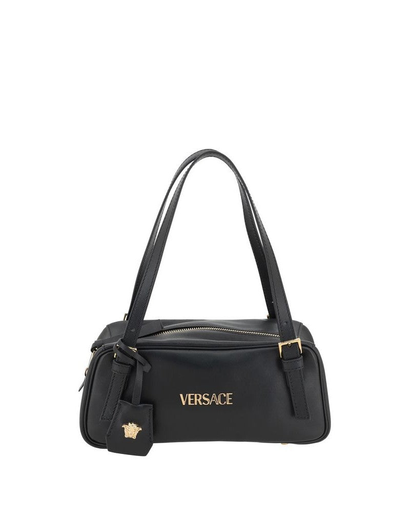Versace Black Lamb Ovis Aries Shoulder Bag Glam Steals