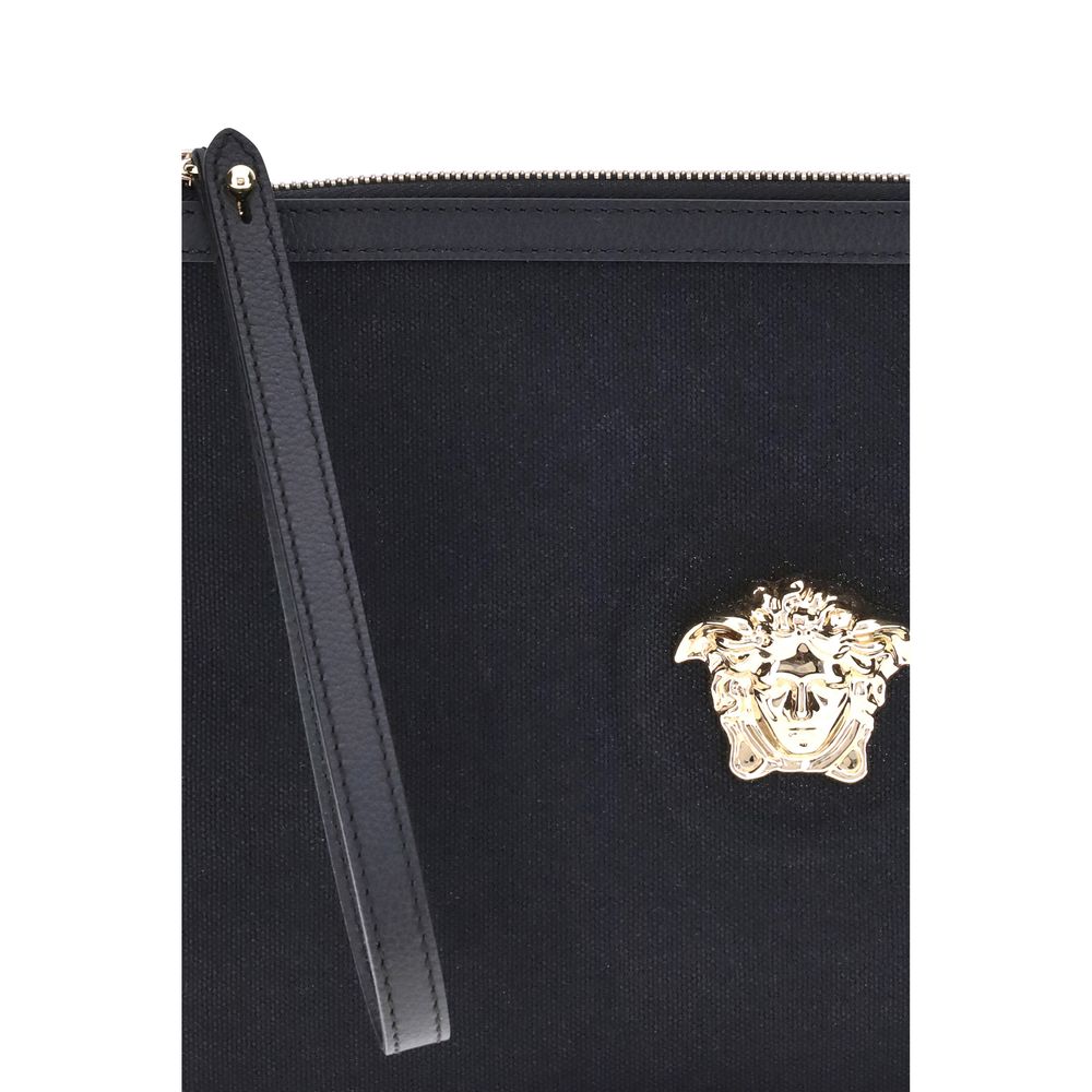 Versace Canvas Medusa Pouch Glam Steals
