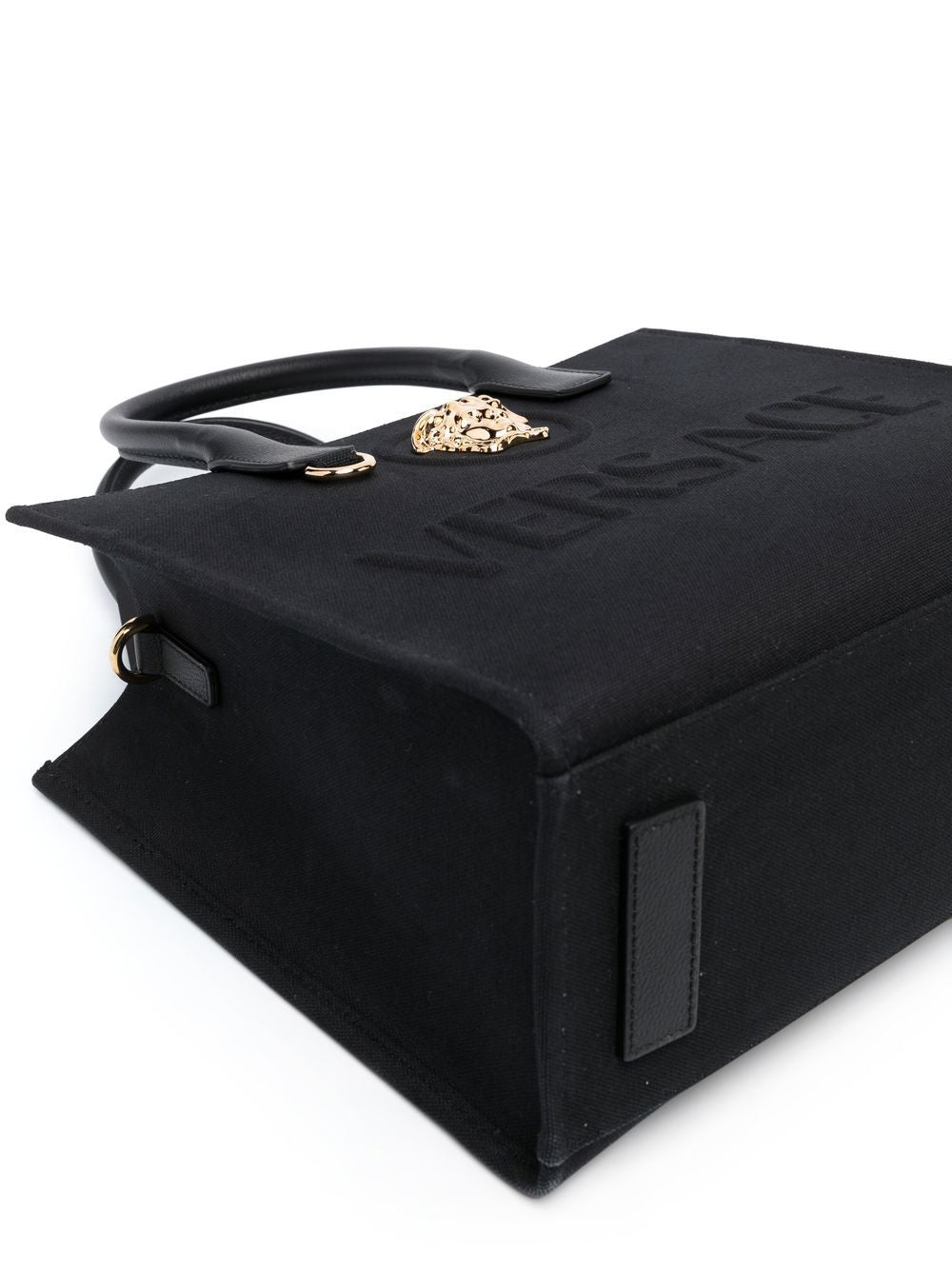 Versace Canvas Small La Medusa Tote Bag Glam Steals