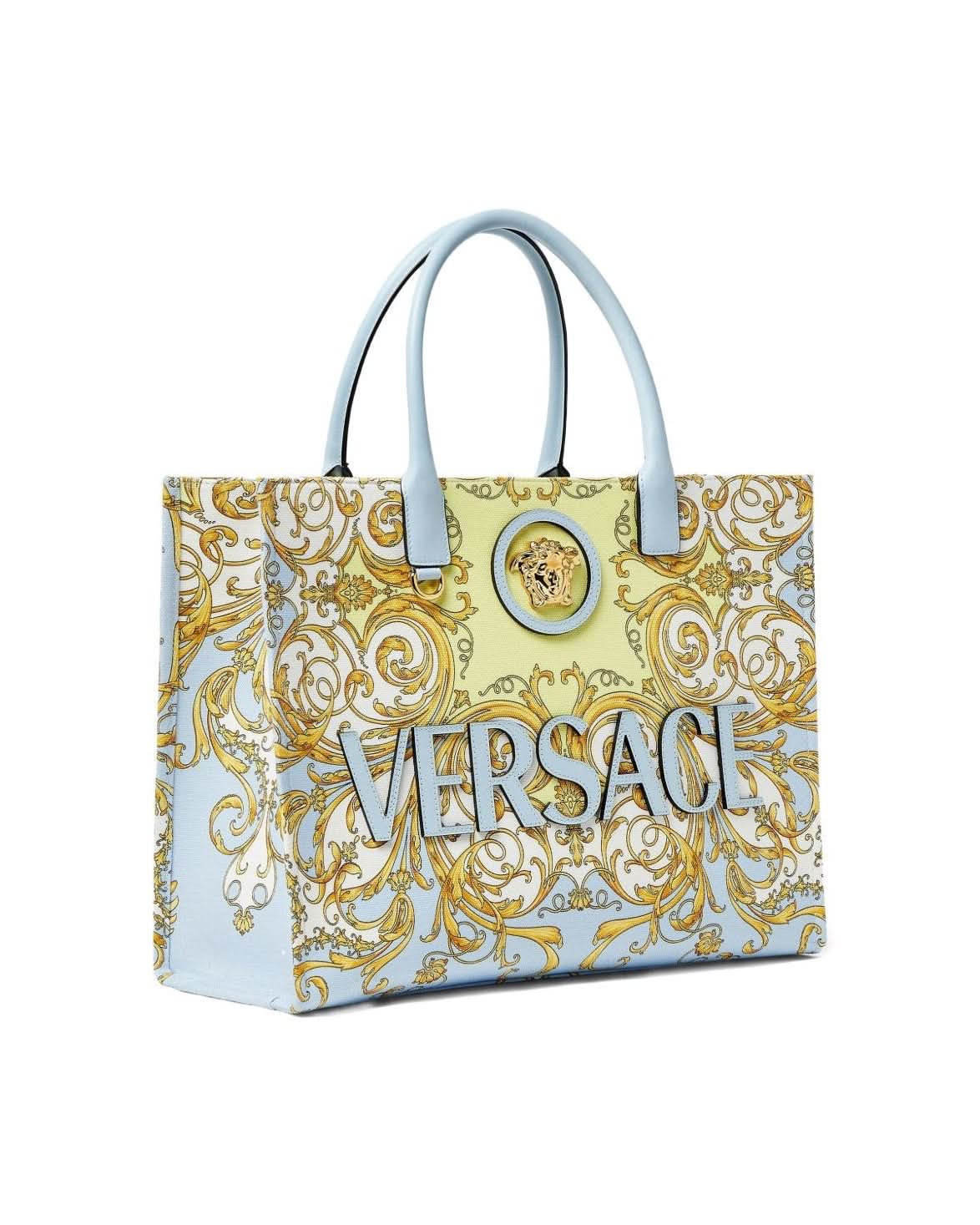 Versace Clear Blue Bag Shopper