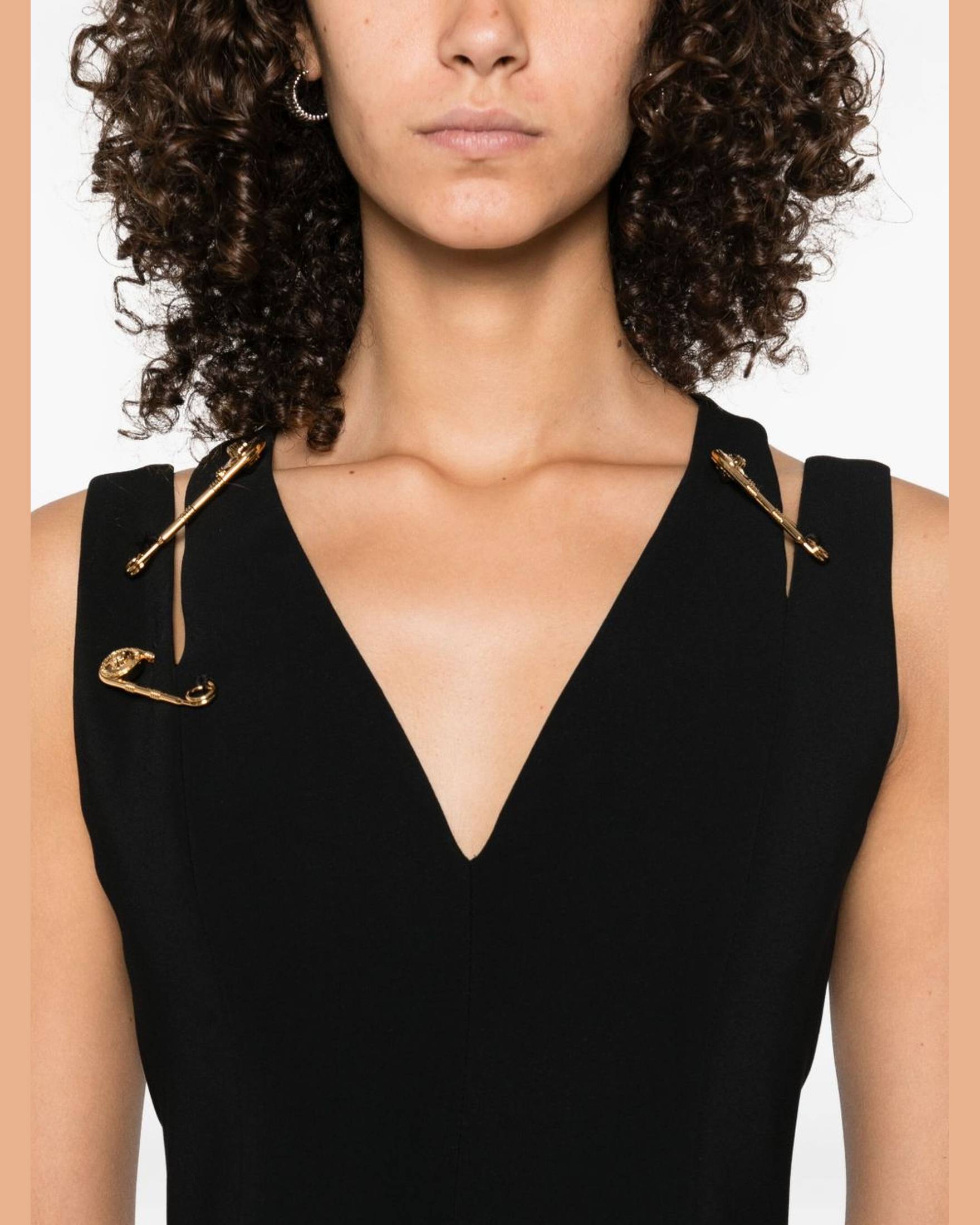 Versace Cocktail Dress Responsible Techno Cady Stretch Glam Steals