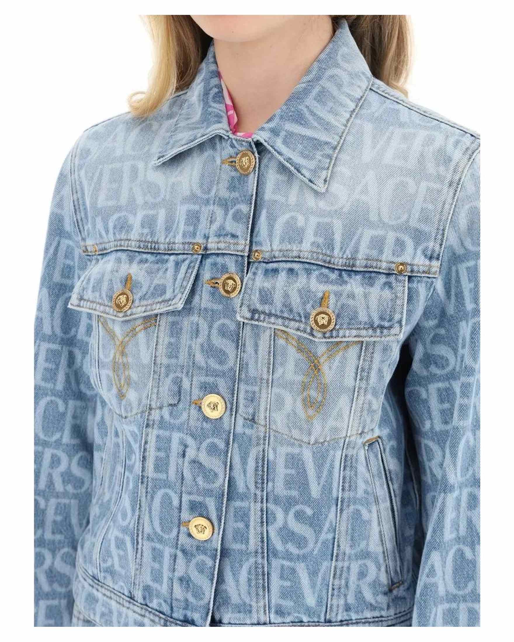Versace Denim Jacket Glam Steals