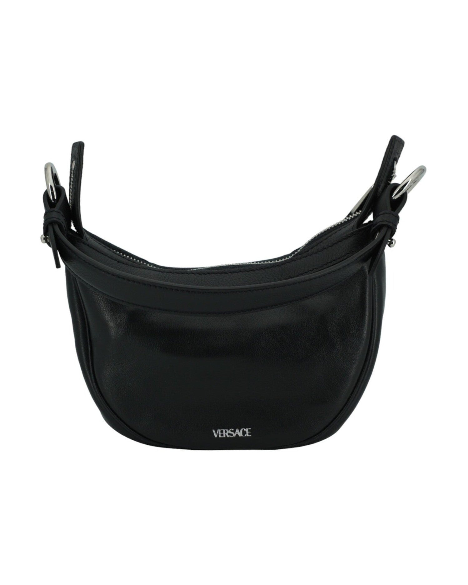 Versace Elegant Mini Hobo Shoulder Black Bag Glam Steals