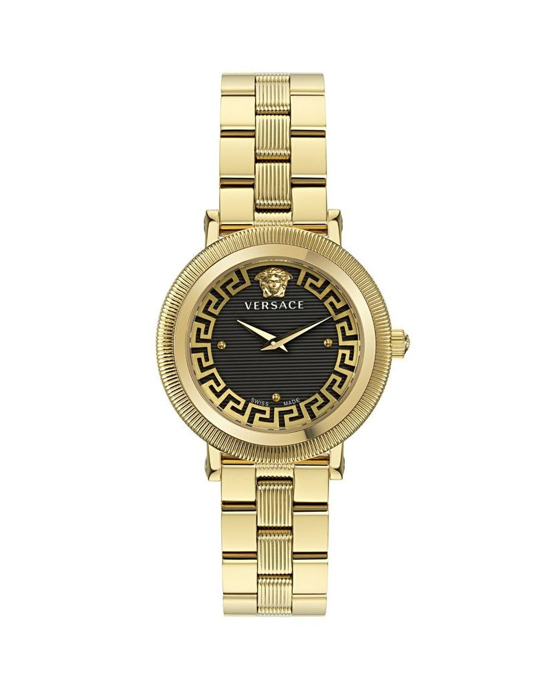 Versace Gold Stainless Steel Dress Watch