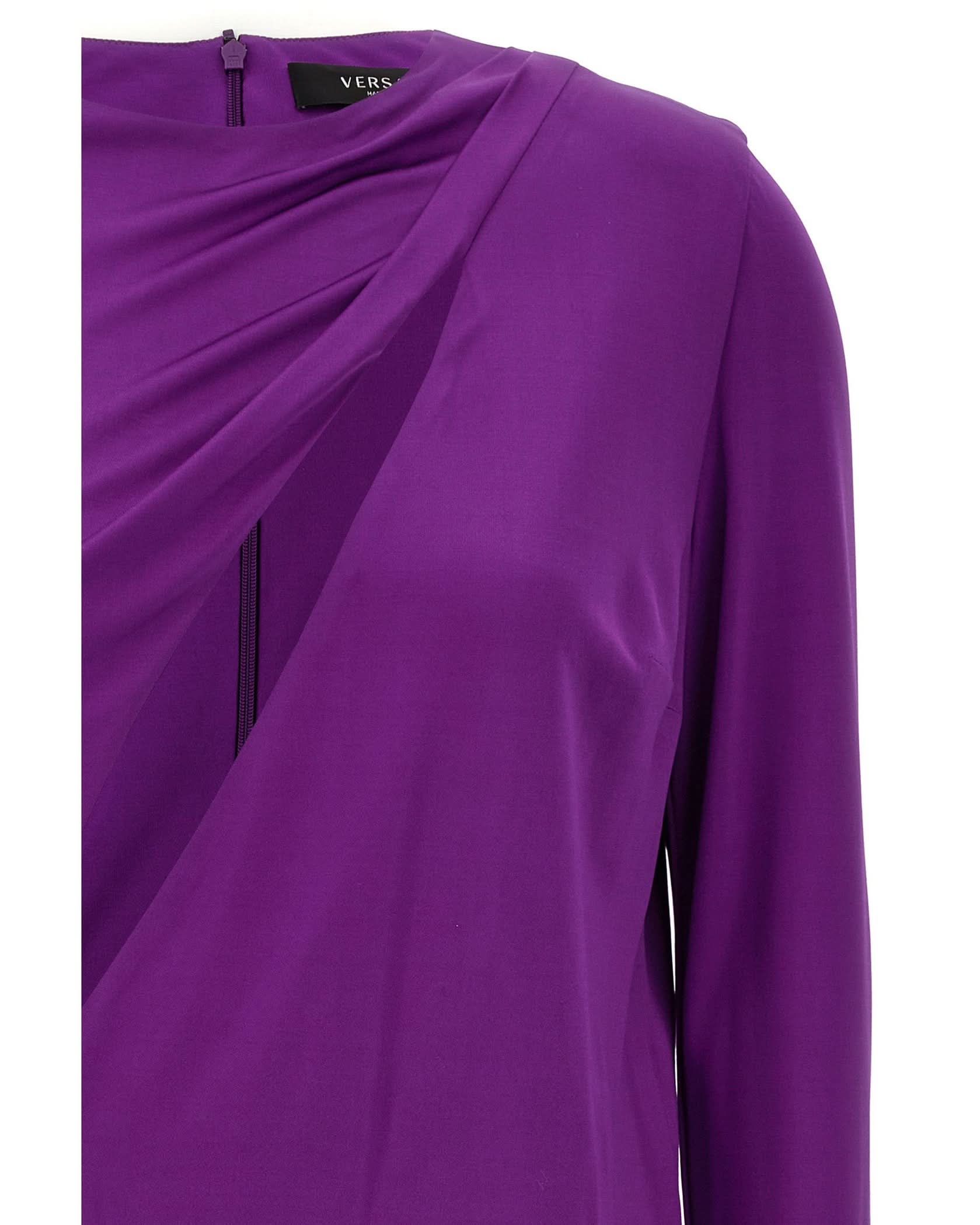 Versace Jersey Cut Out Dress Glam Steals