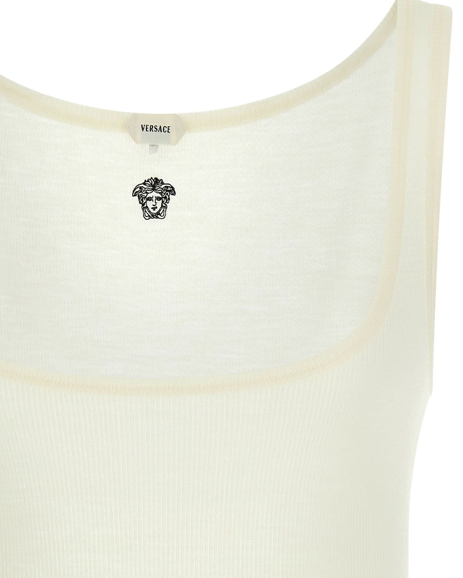 Versace La Medusa Embroidery Top Glam Steals