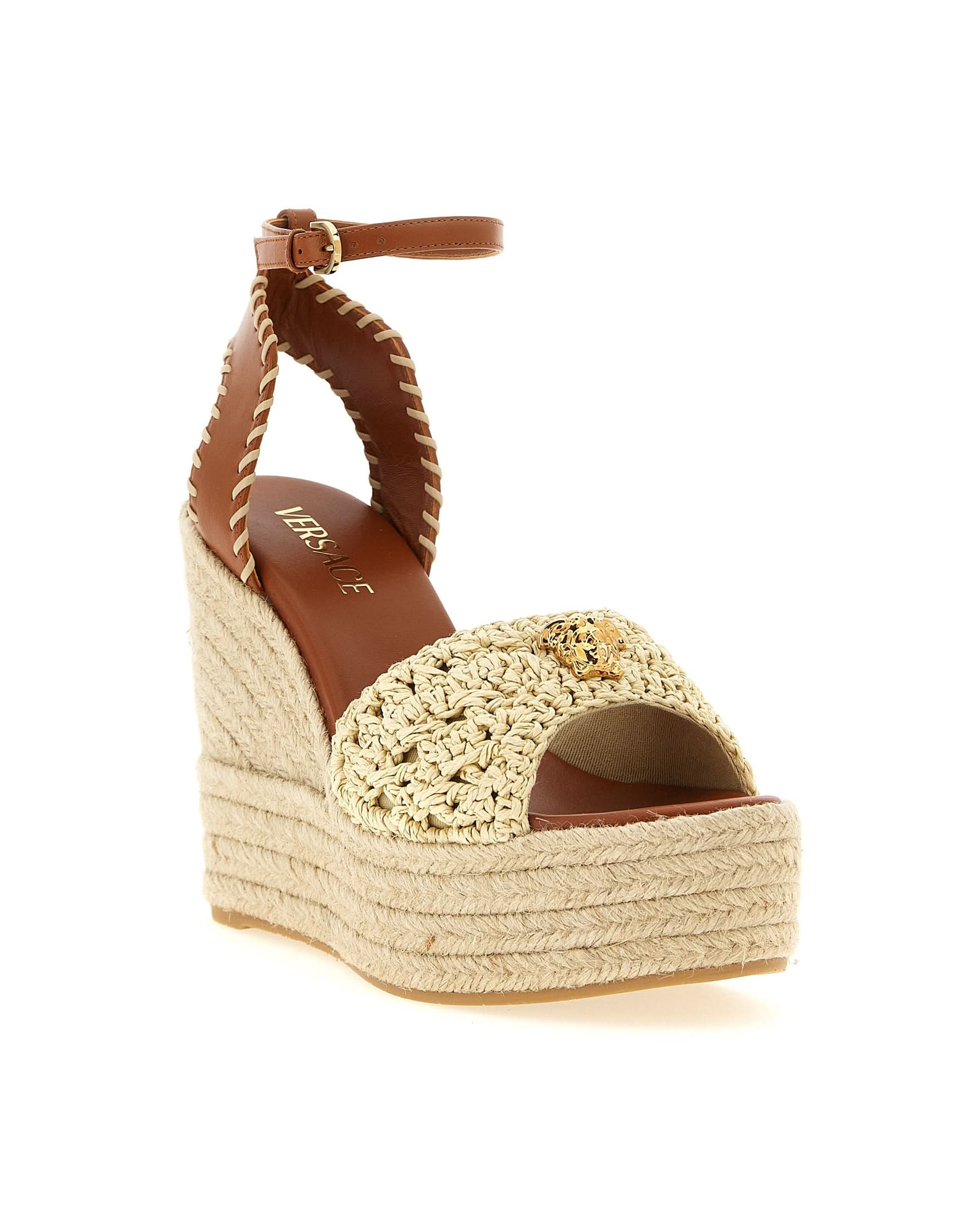 Versace La Medusa Espadrilles Sandals