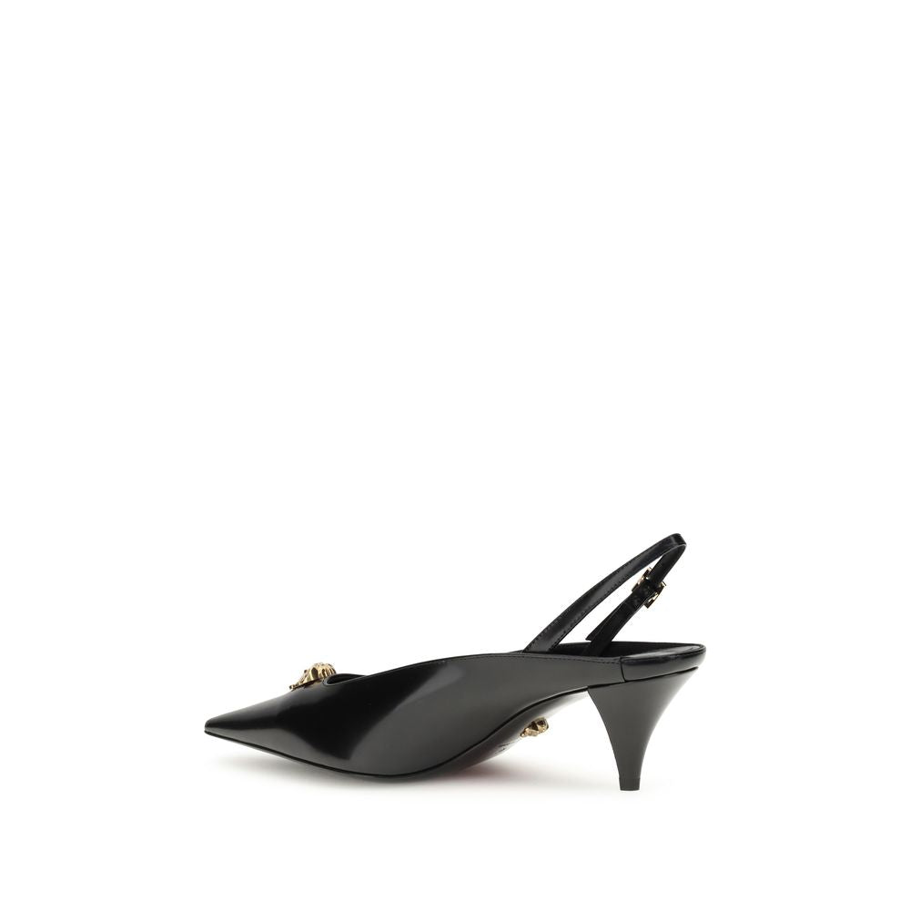 Versace La Medusa Slingback Pumps Glam Steals