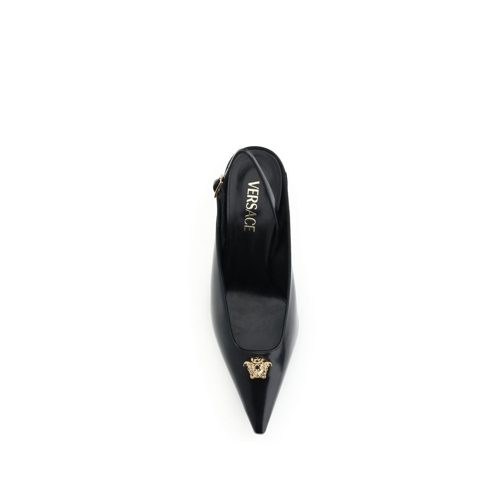 Versace La Medusa Slingback Pumps Glam Steals