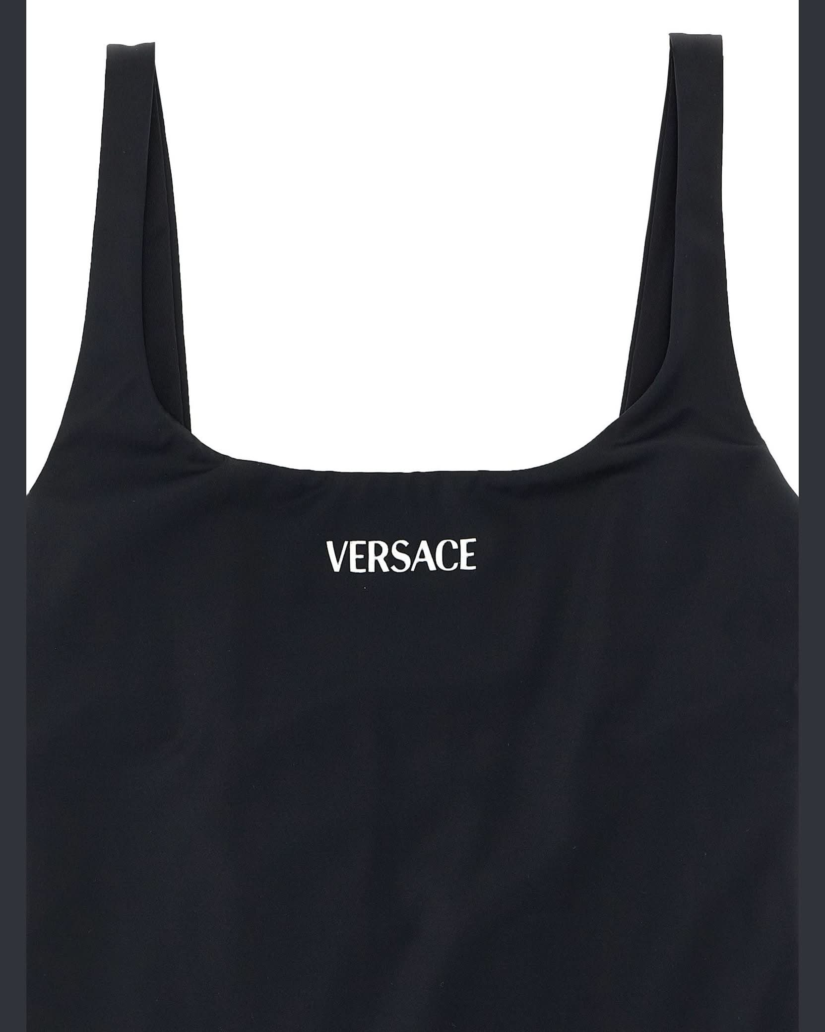Versace Logo One Piece Swimsuit Glam Steals