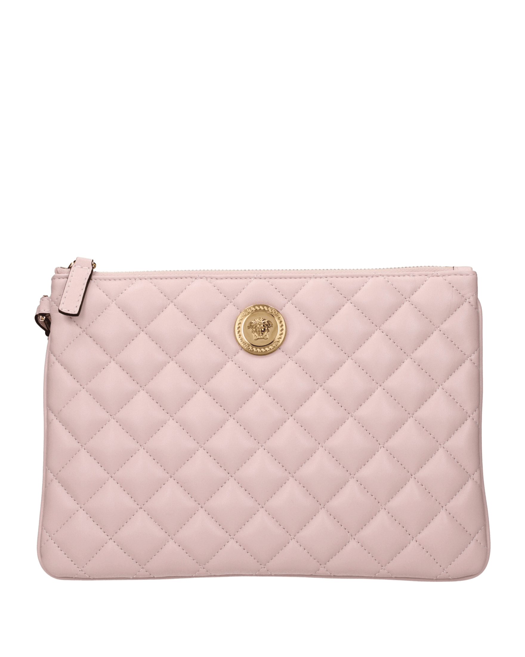 Versace Leather Pink Clutch Bags Glam Steals