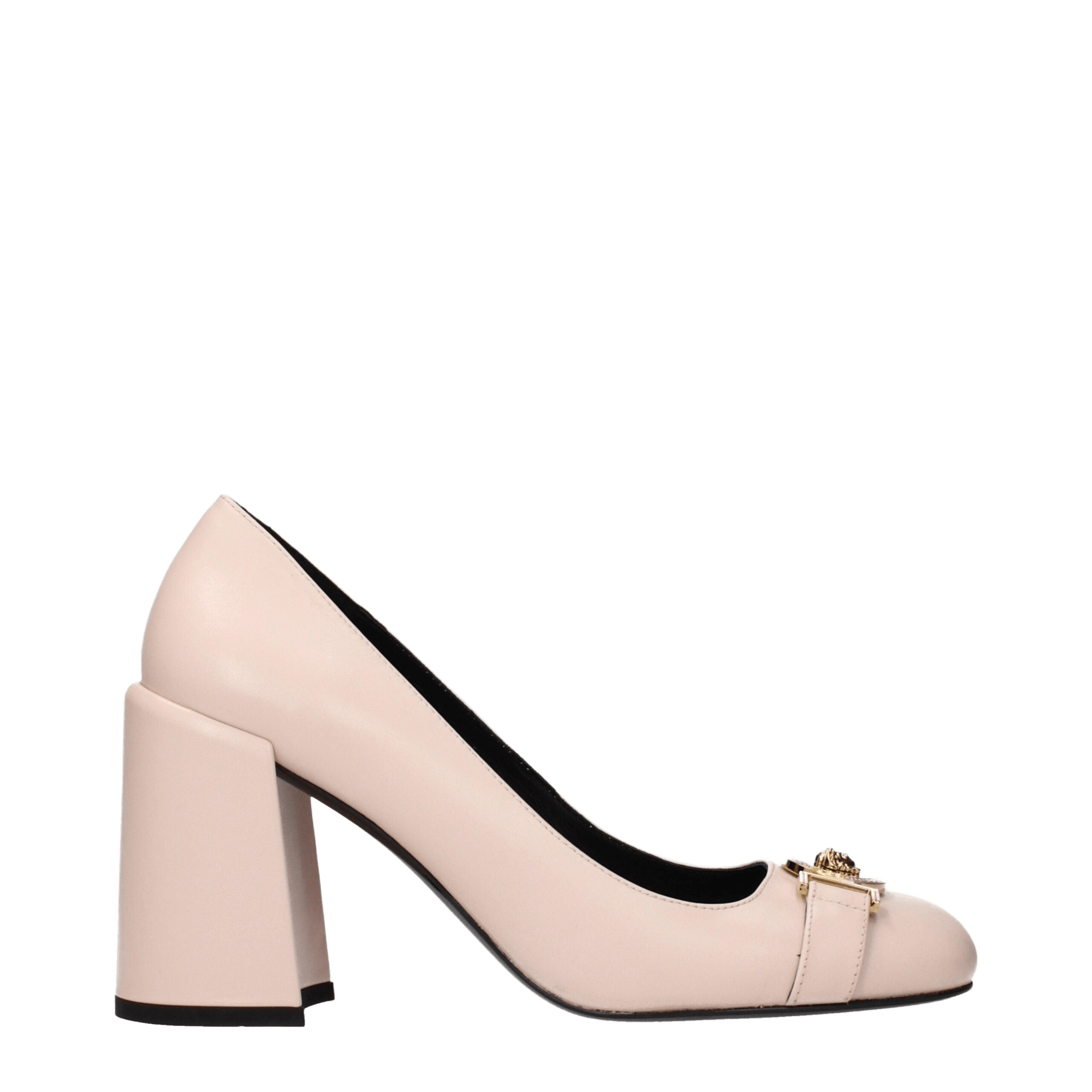 Versace Pink Leather High Heel Pumps Glam Steals
