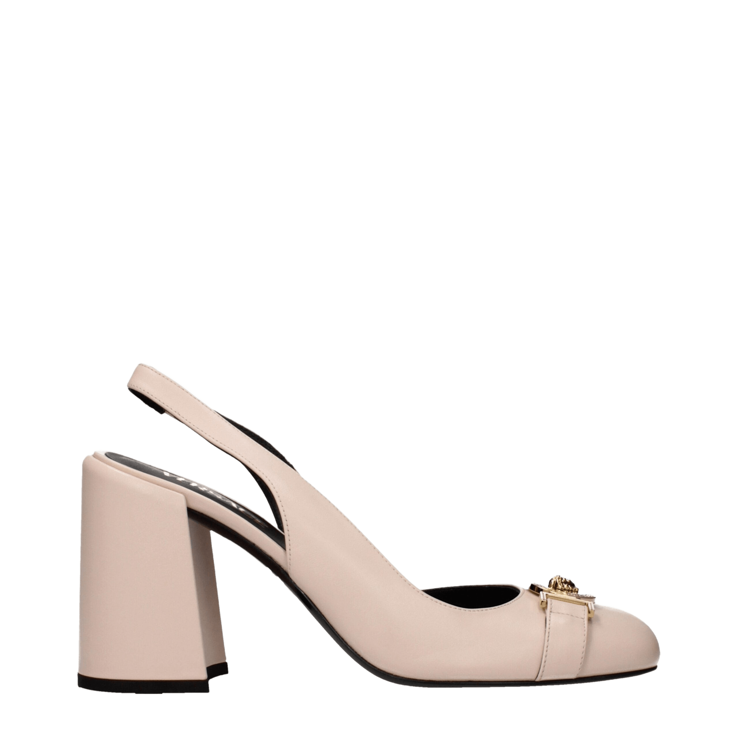 Versace Pink Leather High Heel Pumps Glam Steals