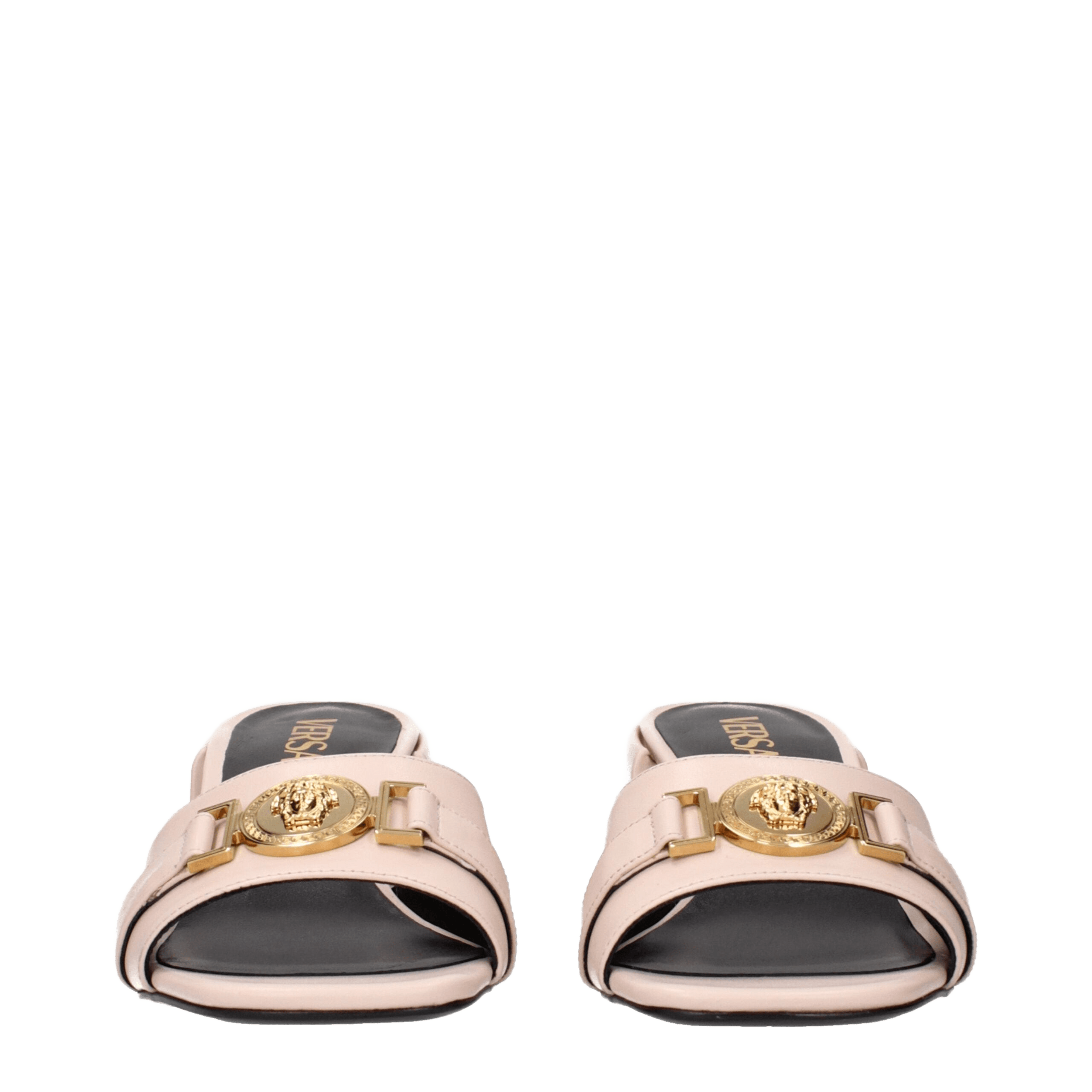 Versace Pink Leather Platforms Glam Steals