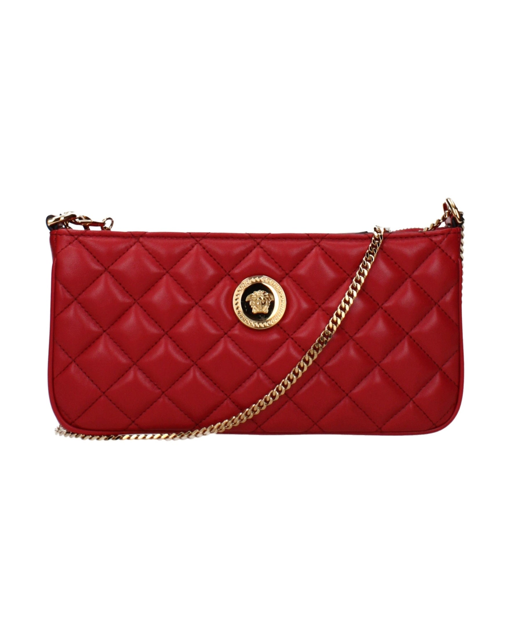 Versace Red Leather Crossbody Bag Glam Steals