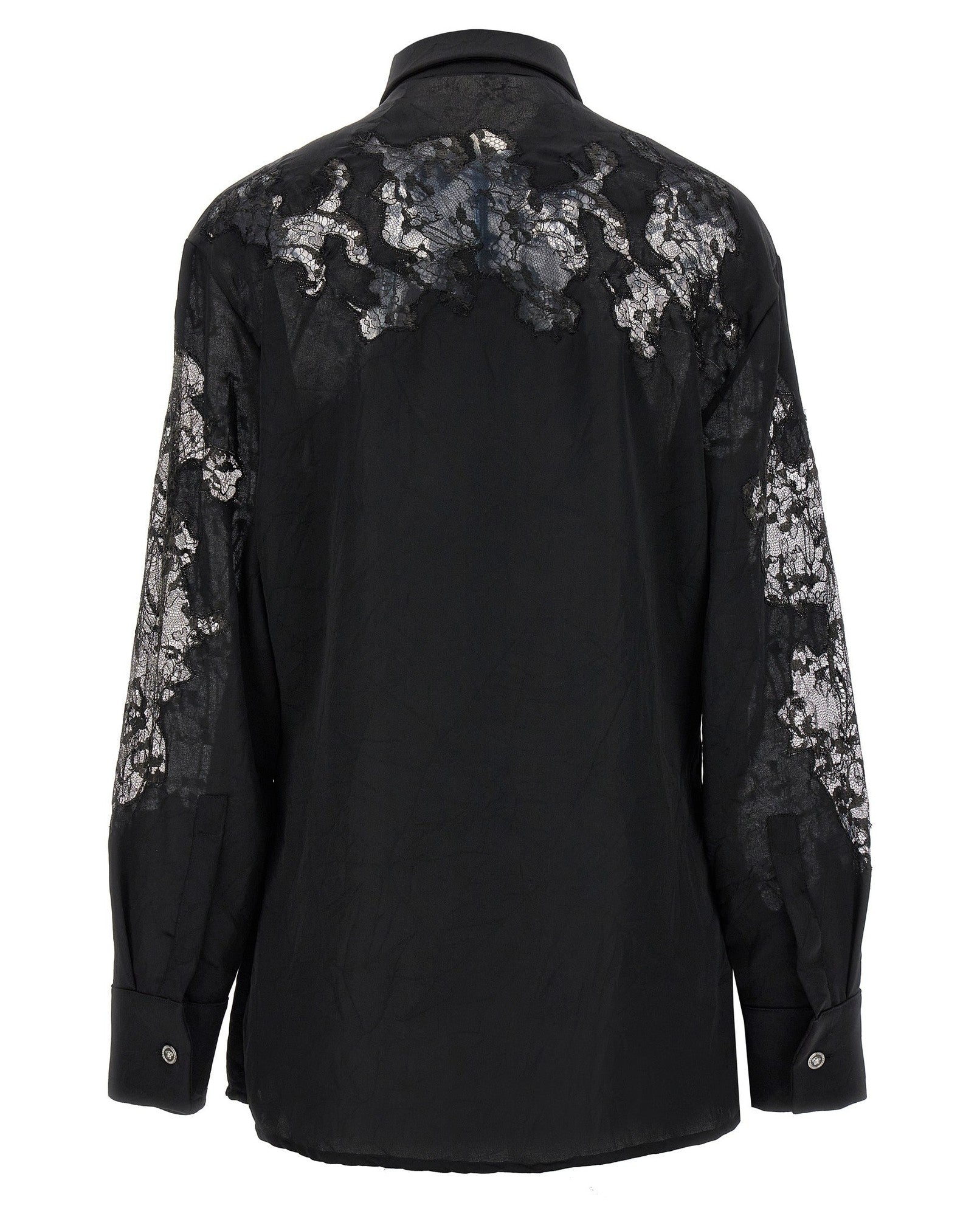 Versace Satin Lace Shirt Glam Steals