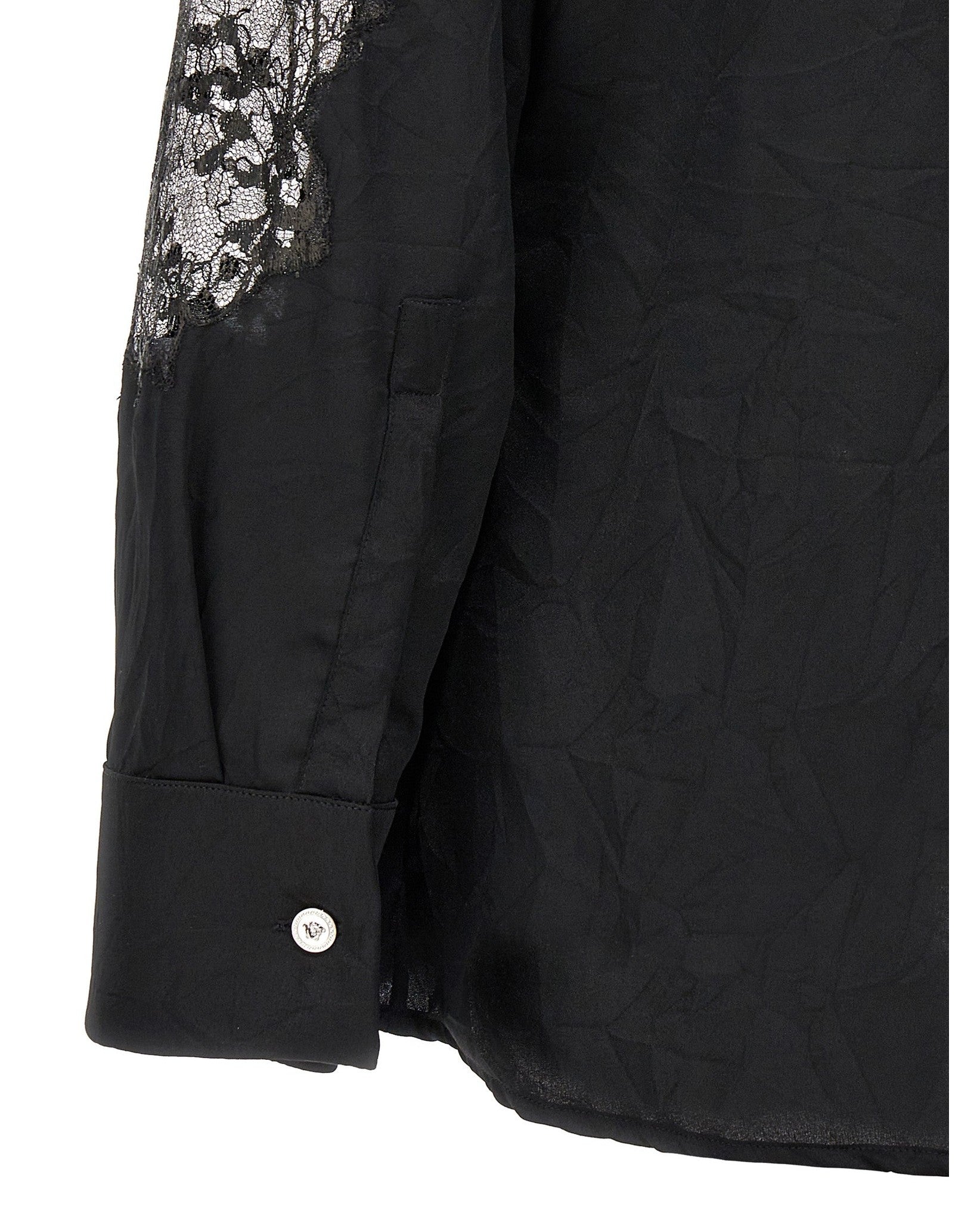 Versace Satin Lace Shirt Glam Steals