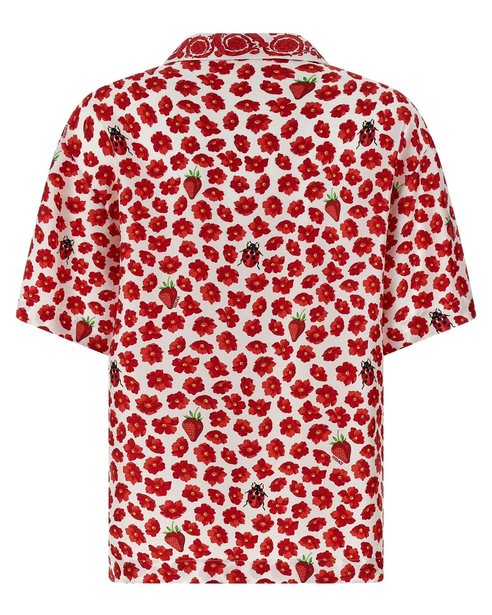 Versace Strawberry Garden Shirt Glam Steals