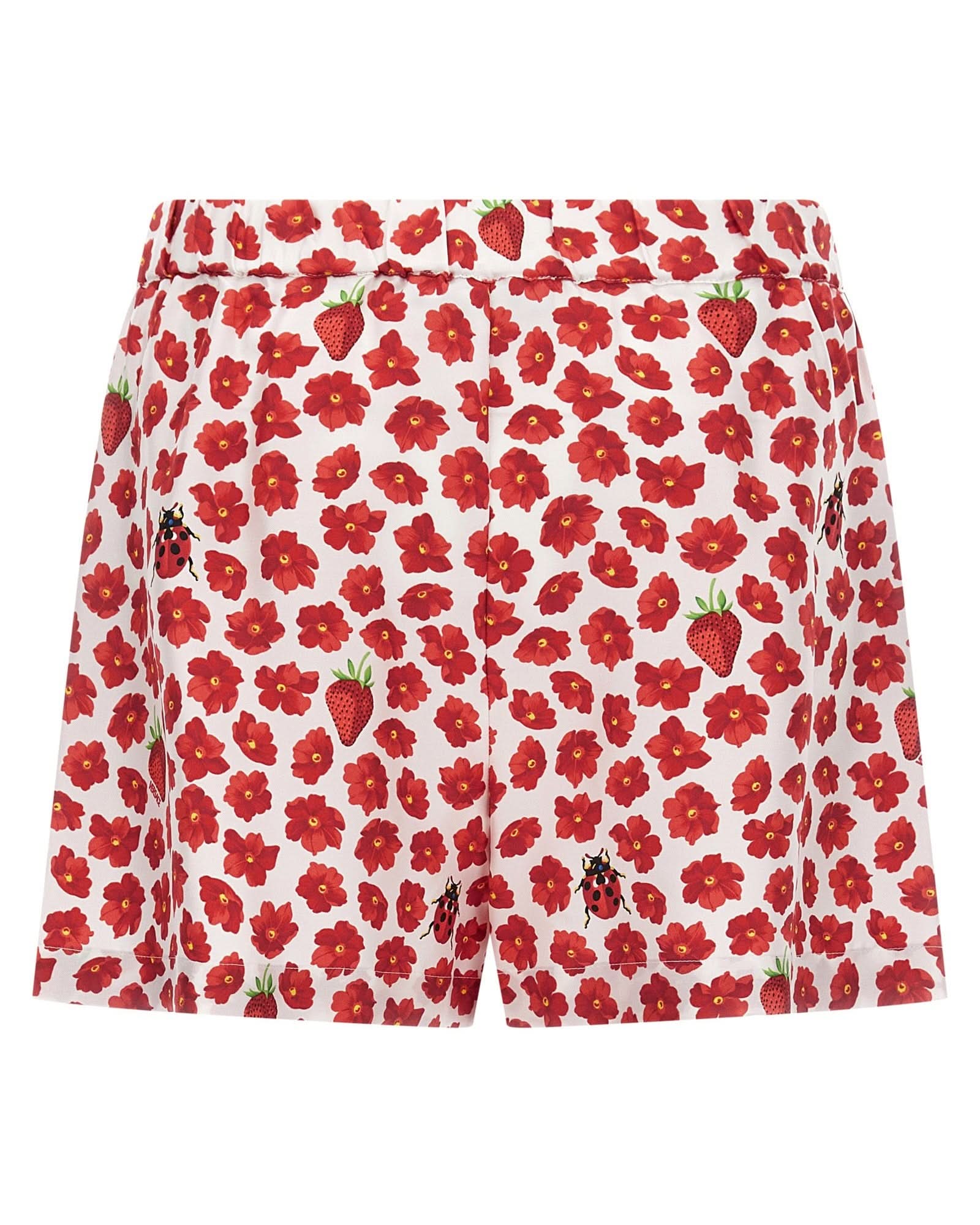 Versace Strawberry Garden Shorts Glam Steals