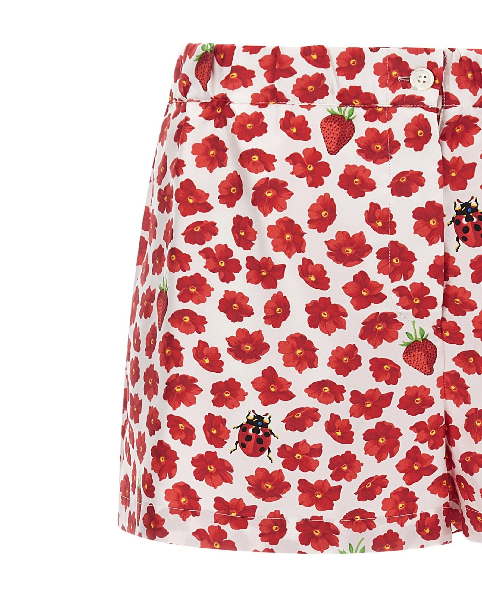 Versace Strawberry Garden Shorts Glam Steals