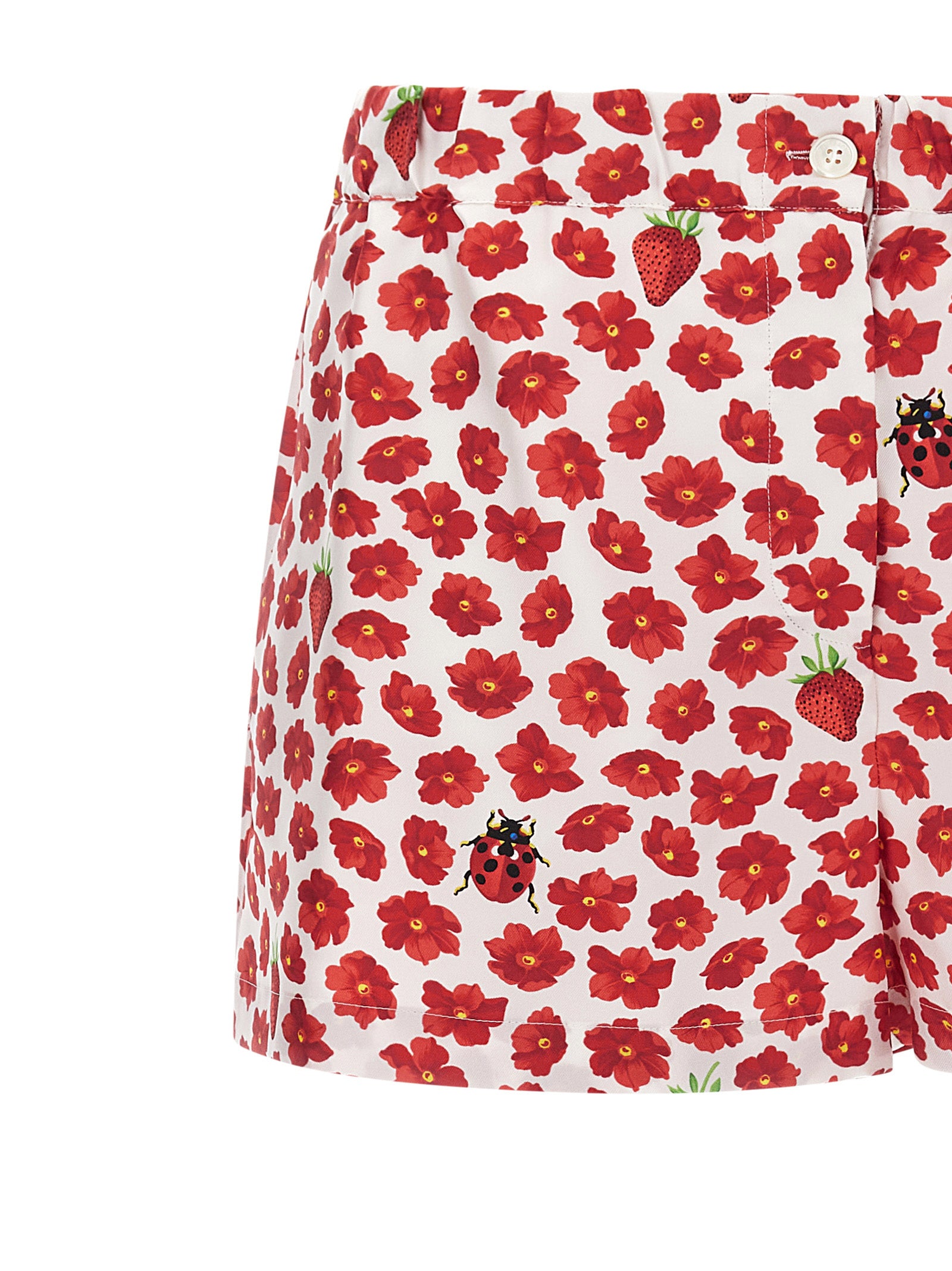 Versace Strawberry Garden Shorts Glam Steals