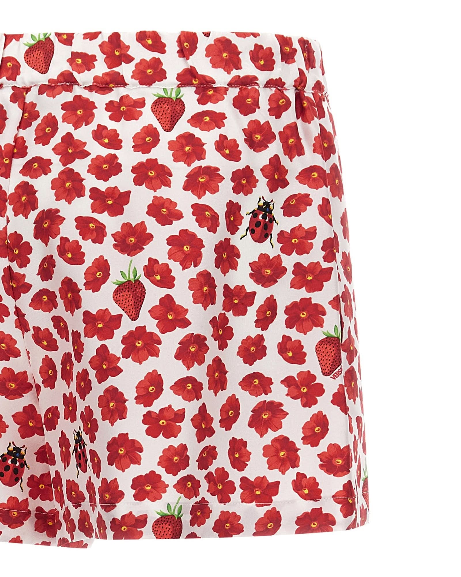 Versace Strawberry Garden Shorts Glam Steals