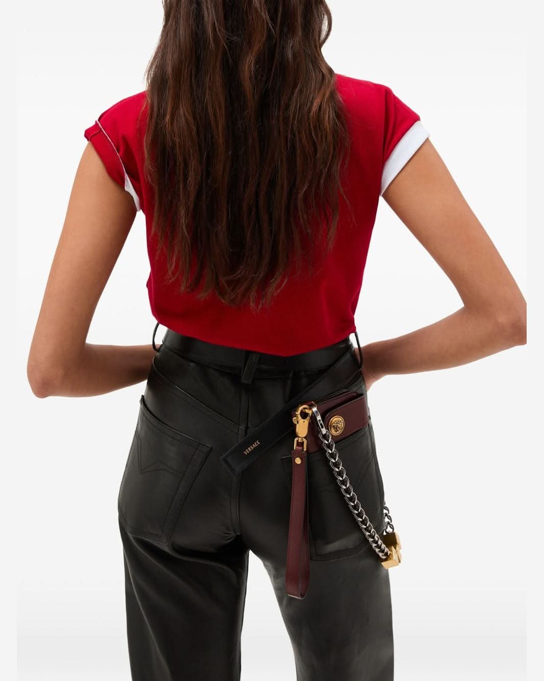 Versace T-shirts and Polos Red Glam Steals