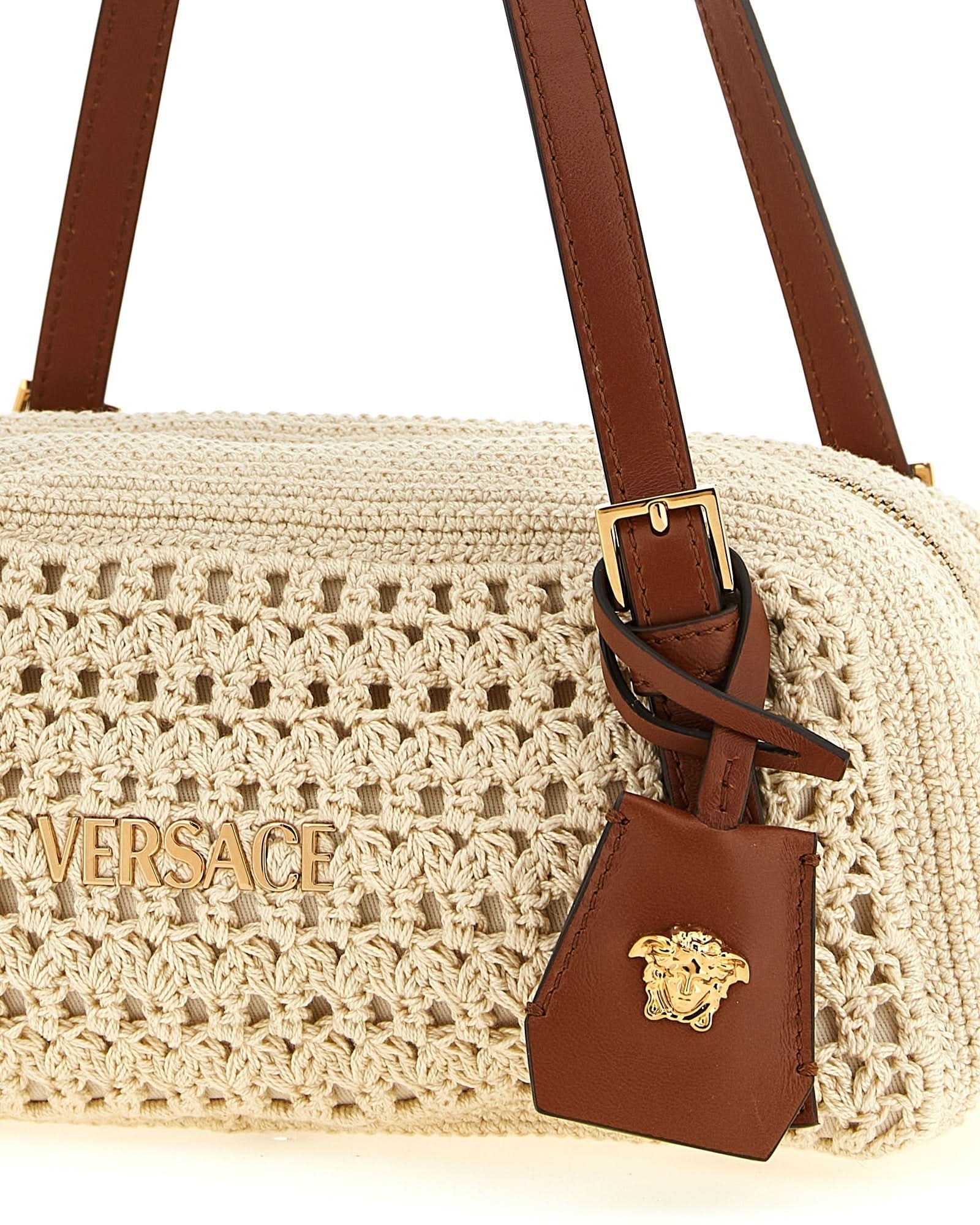 Versace Tag Shoulder Bag Shoulder