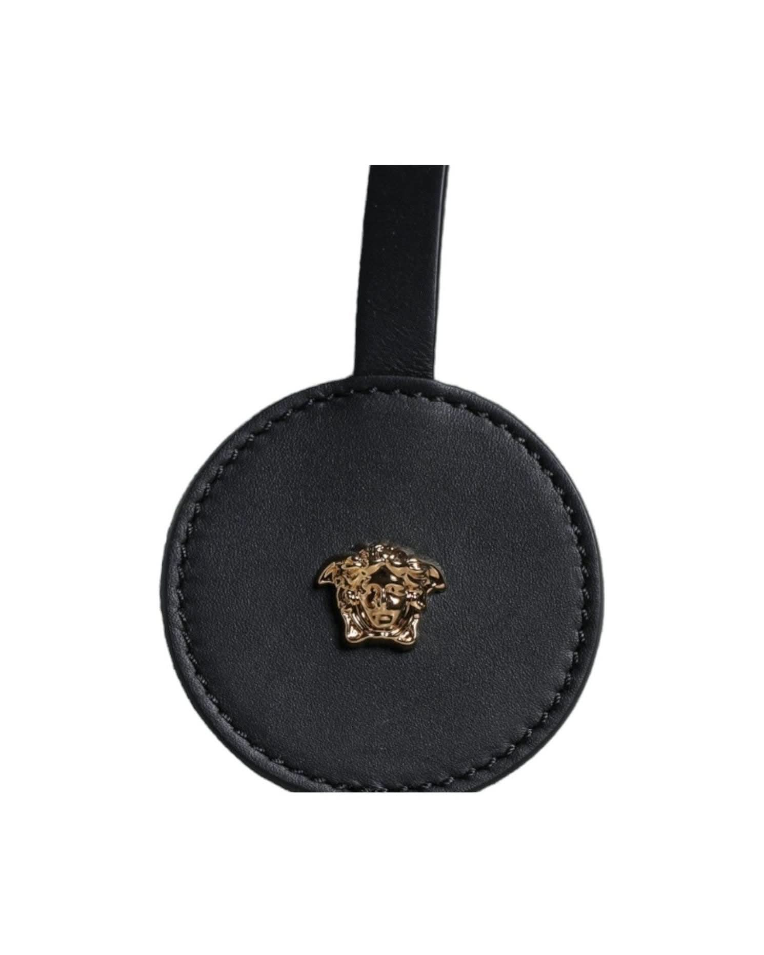 Versace Top White Handle Canvas Leather Logo Crossbody Tote Bag Cross Body Bags
