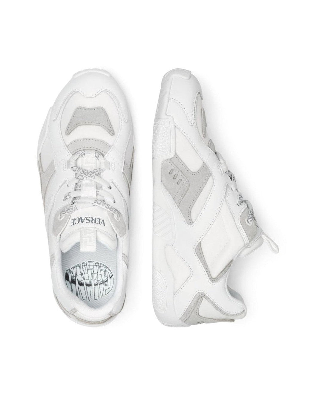 Versace White Sneakers Glam Steals