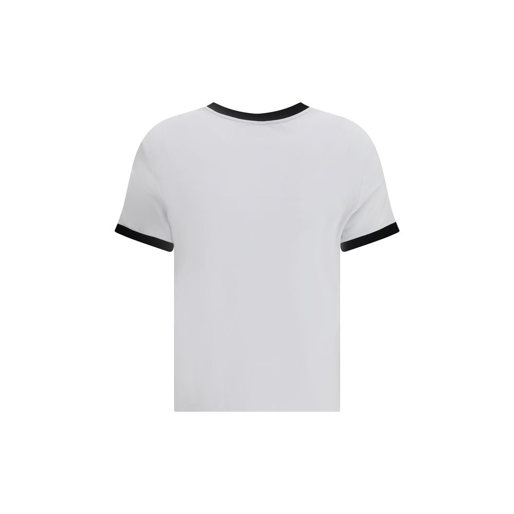 Versace White Viscose T-shirt Glam Steals
