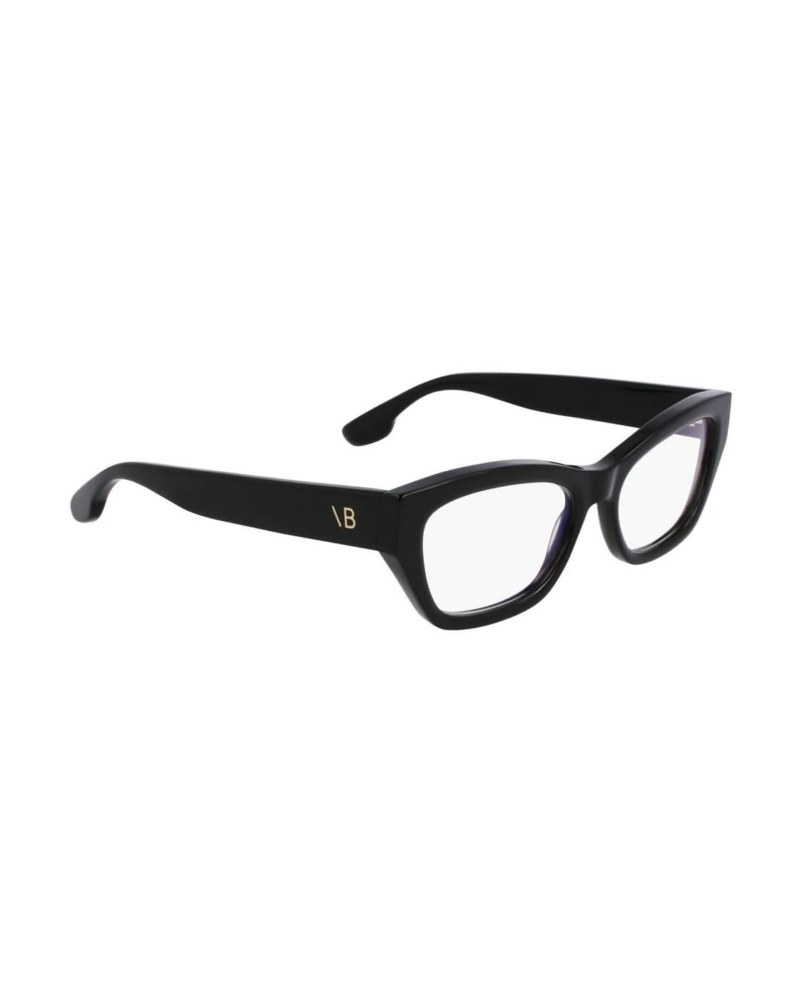 Victoria Beckham Black Acetate Optical Frame Eyeglasses
