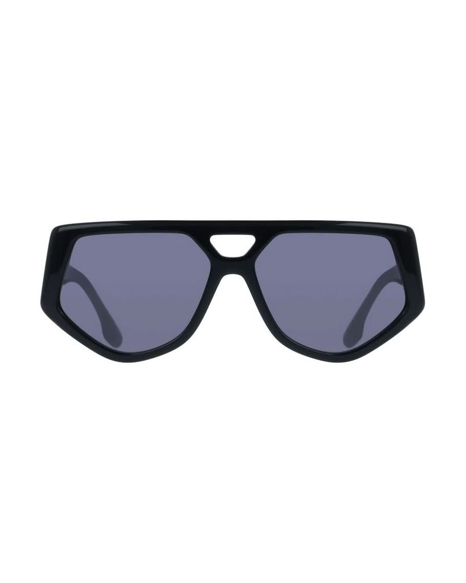 Victoria Beckham Black Acetate Sunglasses Sunglasses