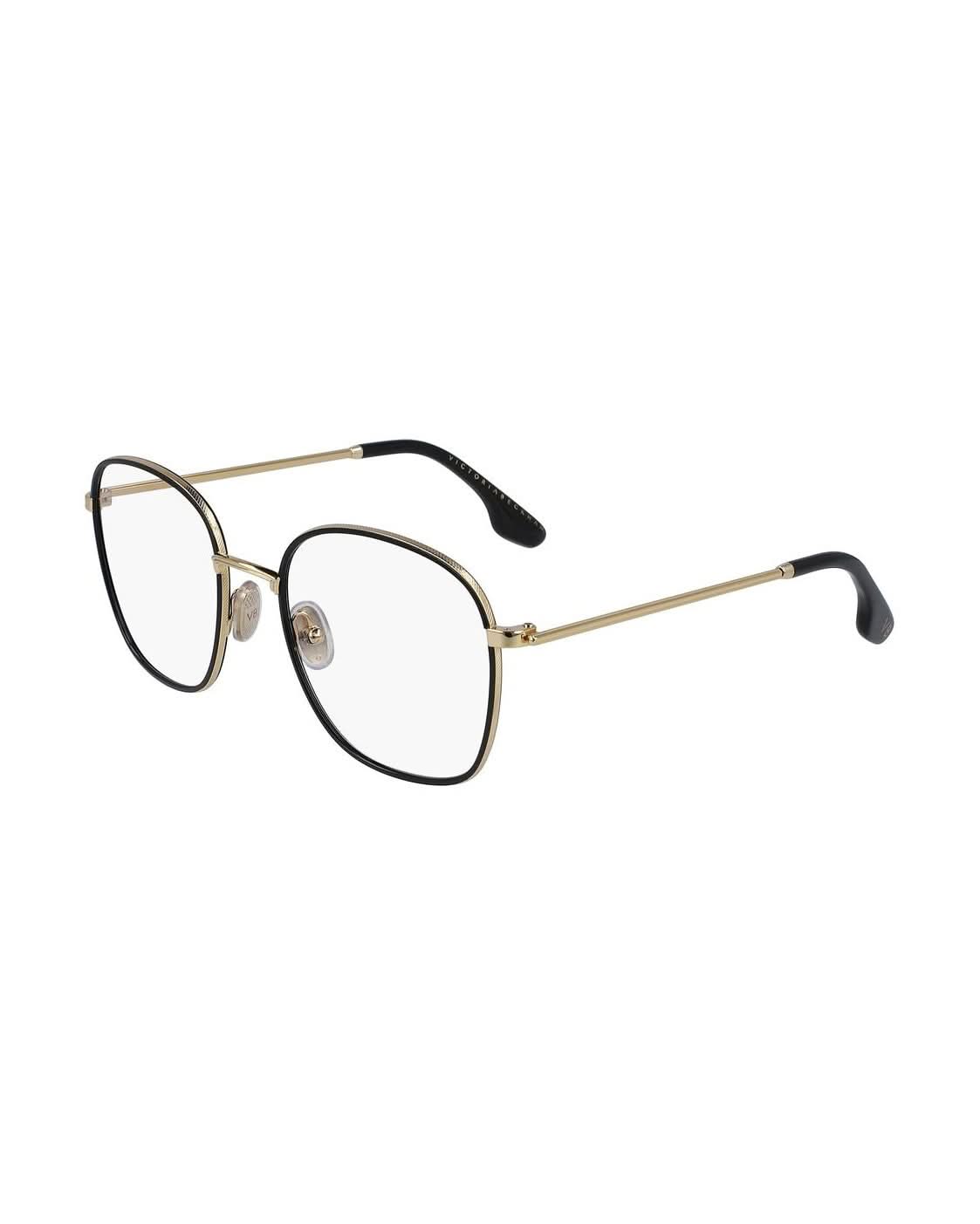 Victoria Beckham Black Metal Frame Eyeglasses