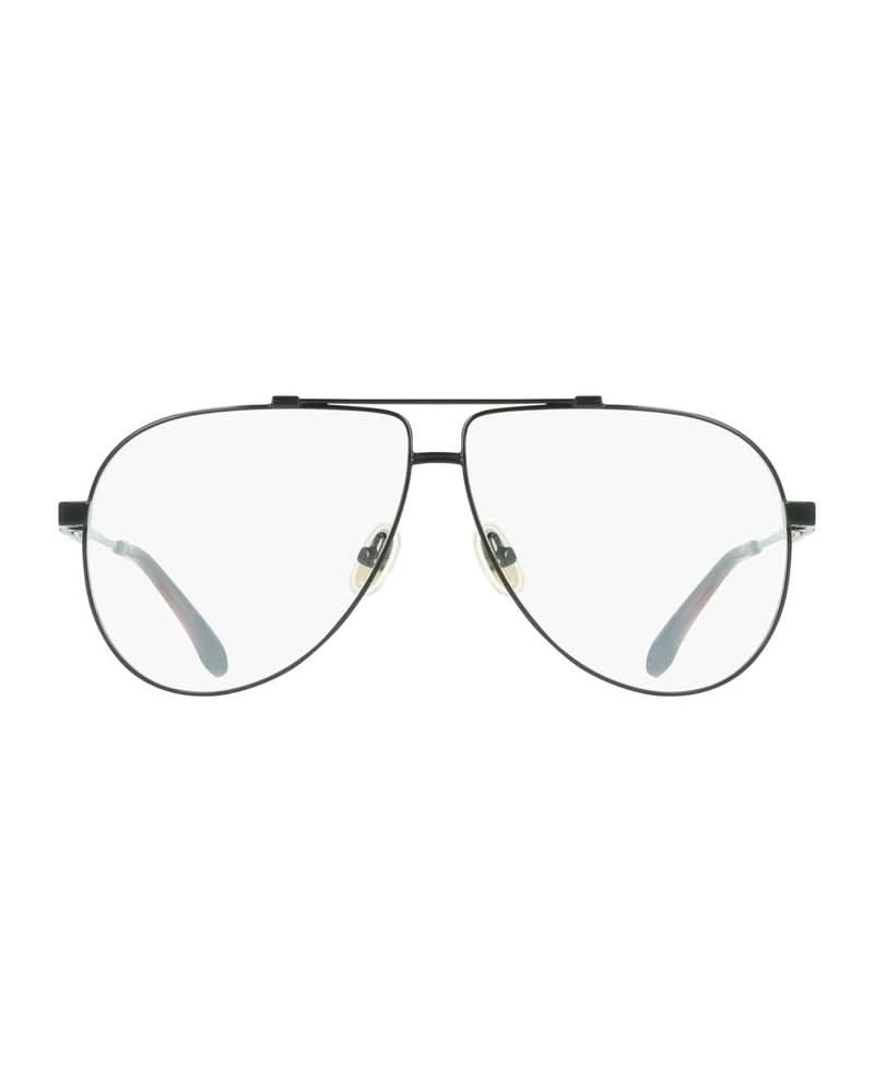 Victoria Beckham Black Metal Frame Eyeglasses