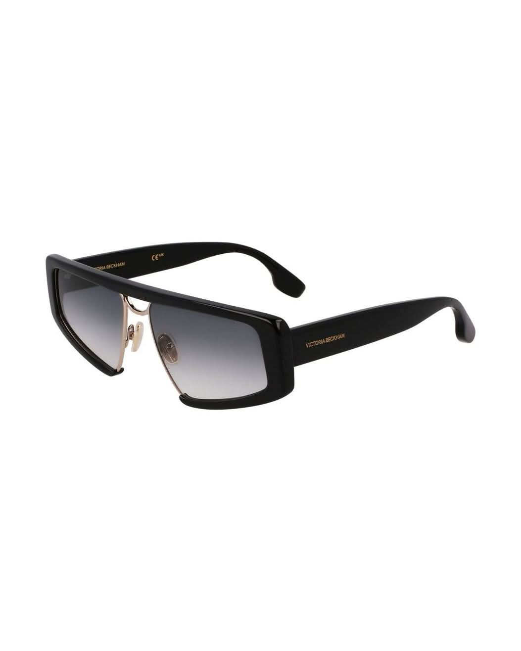 Victoria Beckham Black Metal Plastic Sunglasses