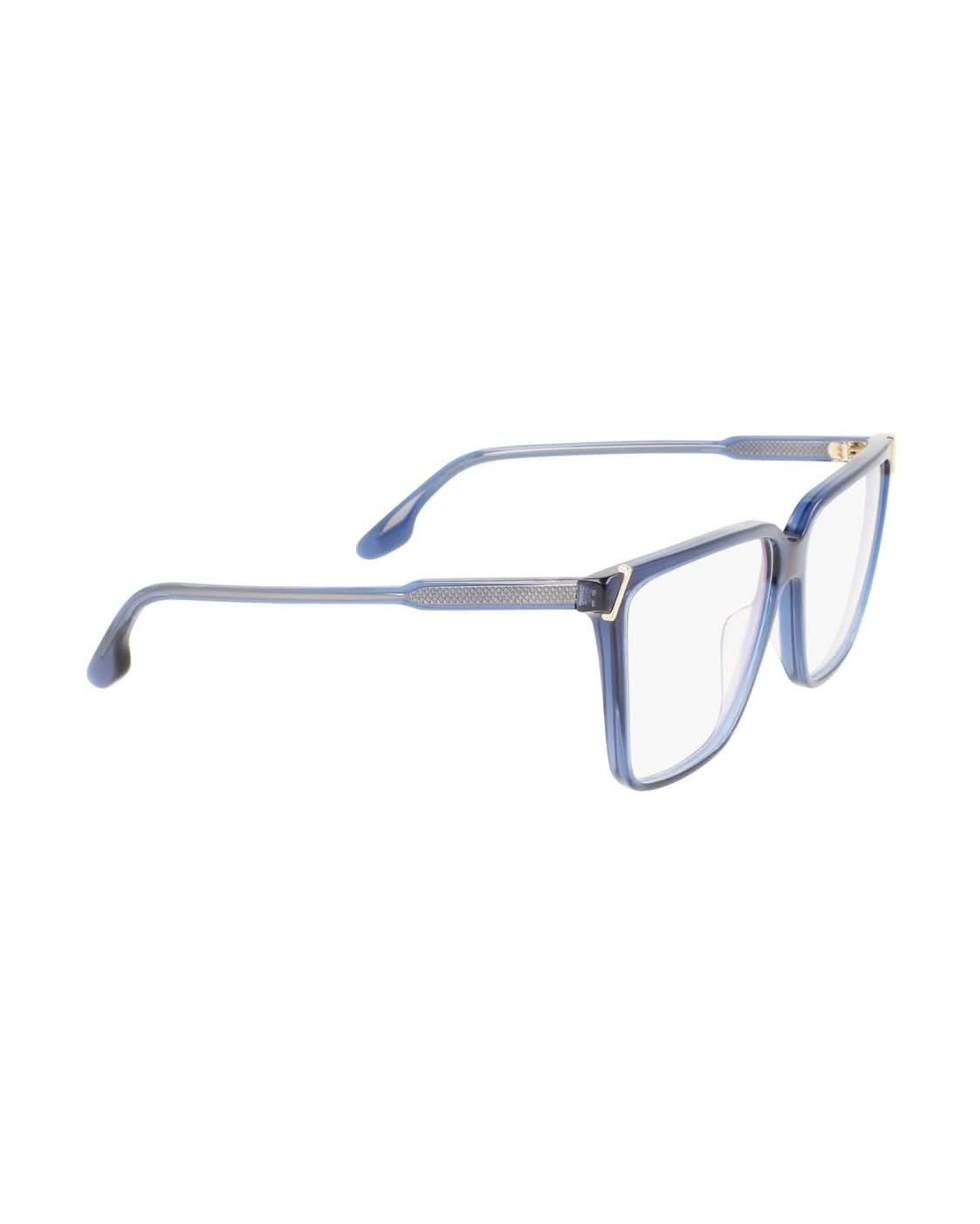 Victoria Beckham Blue Acetate Optical Frame Eyeglasses