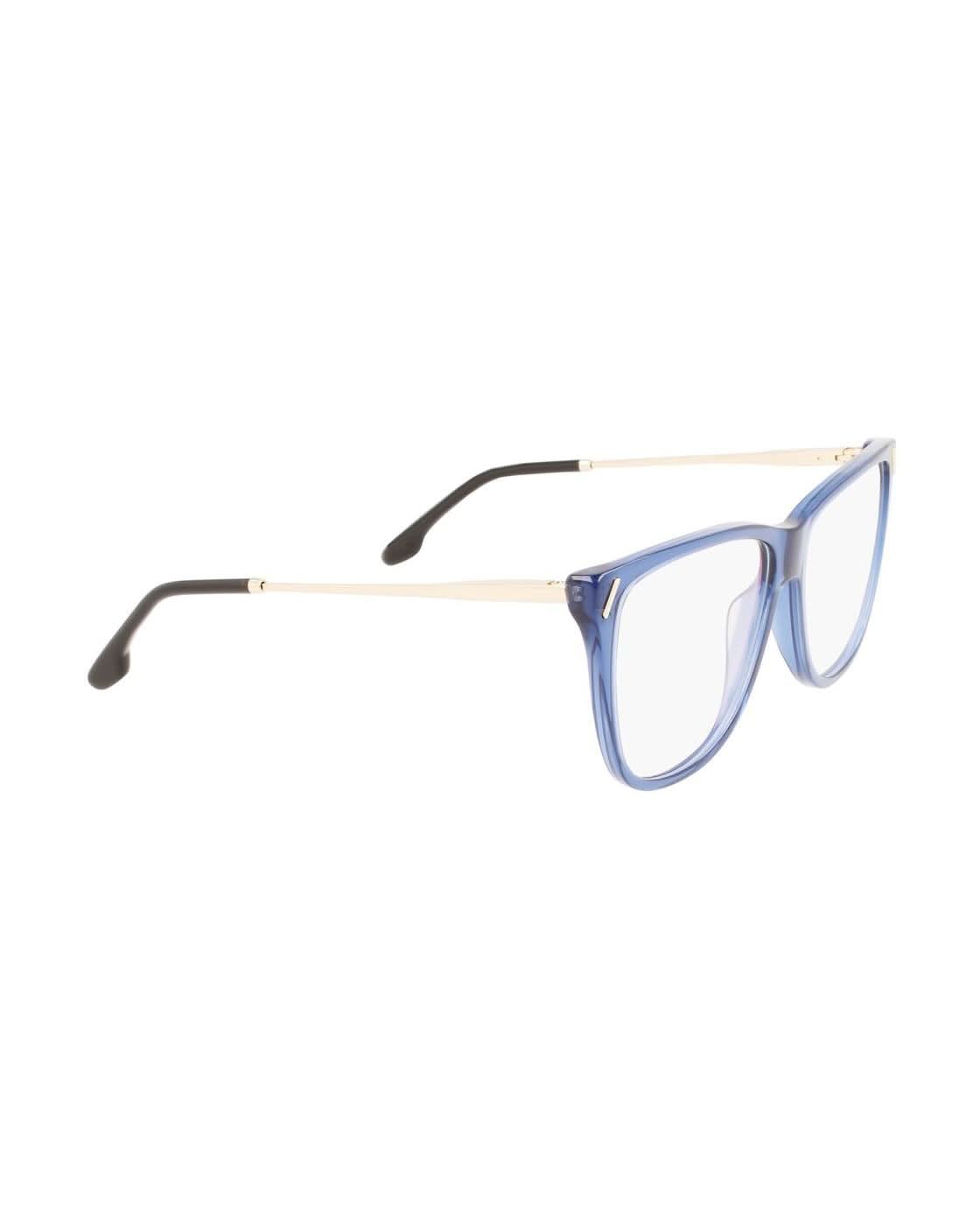 Victoria Beckham Blue Acetate Optical Frame Eyeglasses