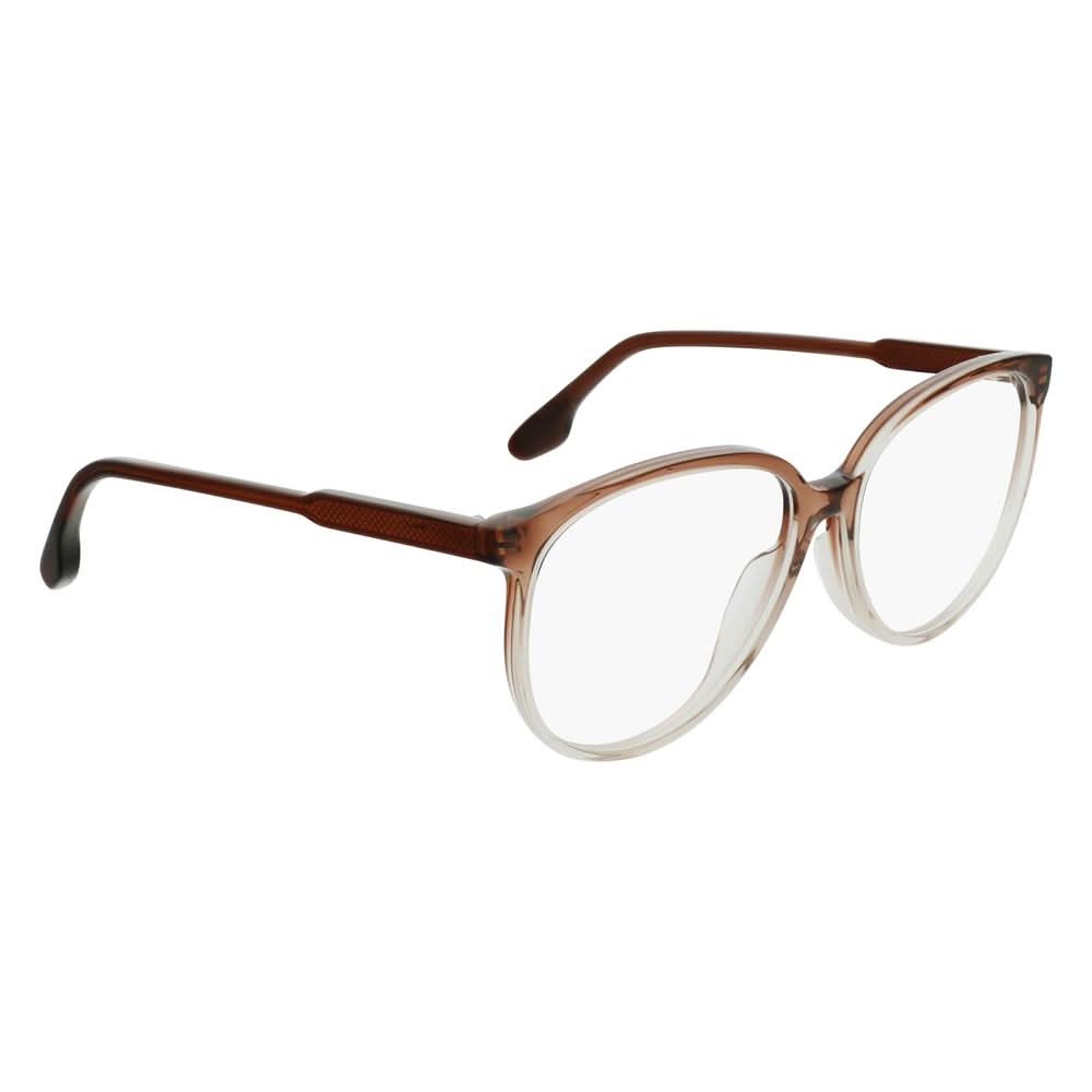 Victoria Beckham Brown Acetate Frame Eyeglasses
