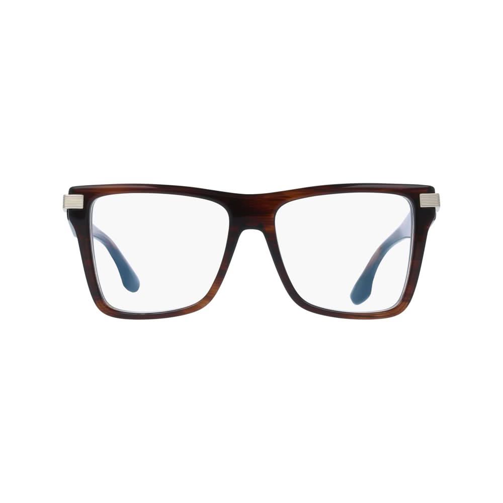 Victoria Beckham Brown Acetate Frame Eyeglasses
