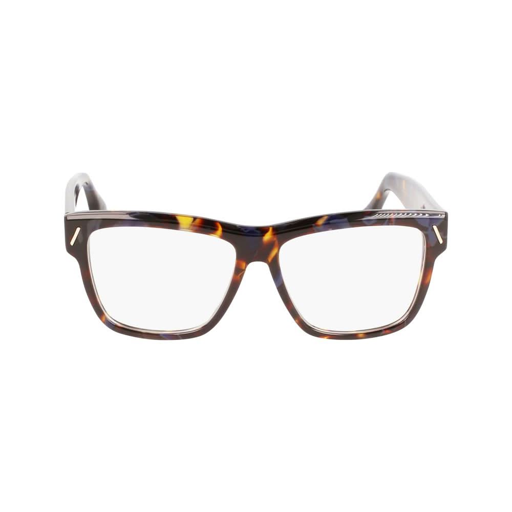 Victoria Beckham Brown Acetate Frame Eyeglasses