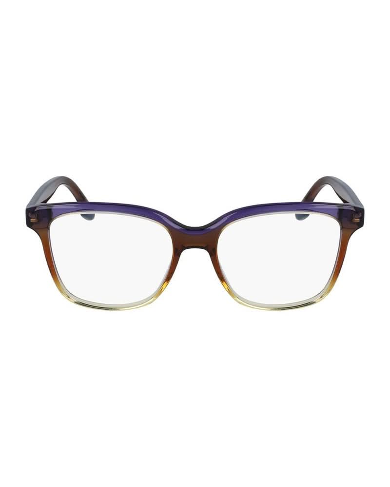 Victoria Beckham Brown Acetate Frame Eyeglasses