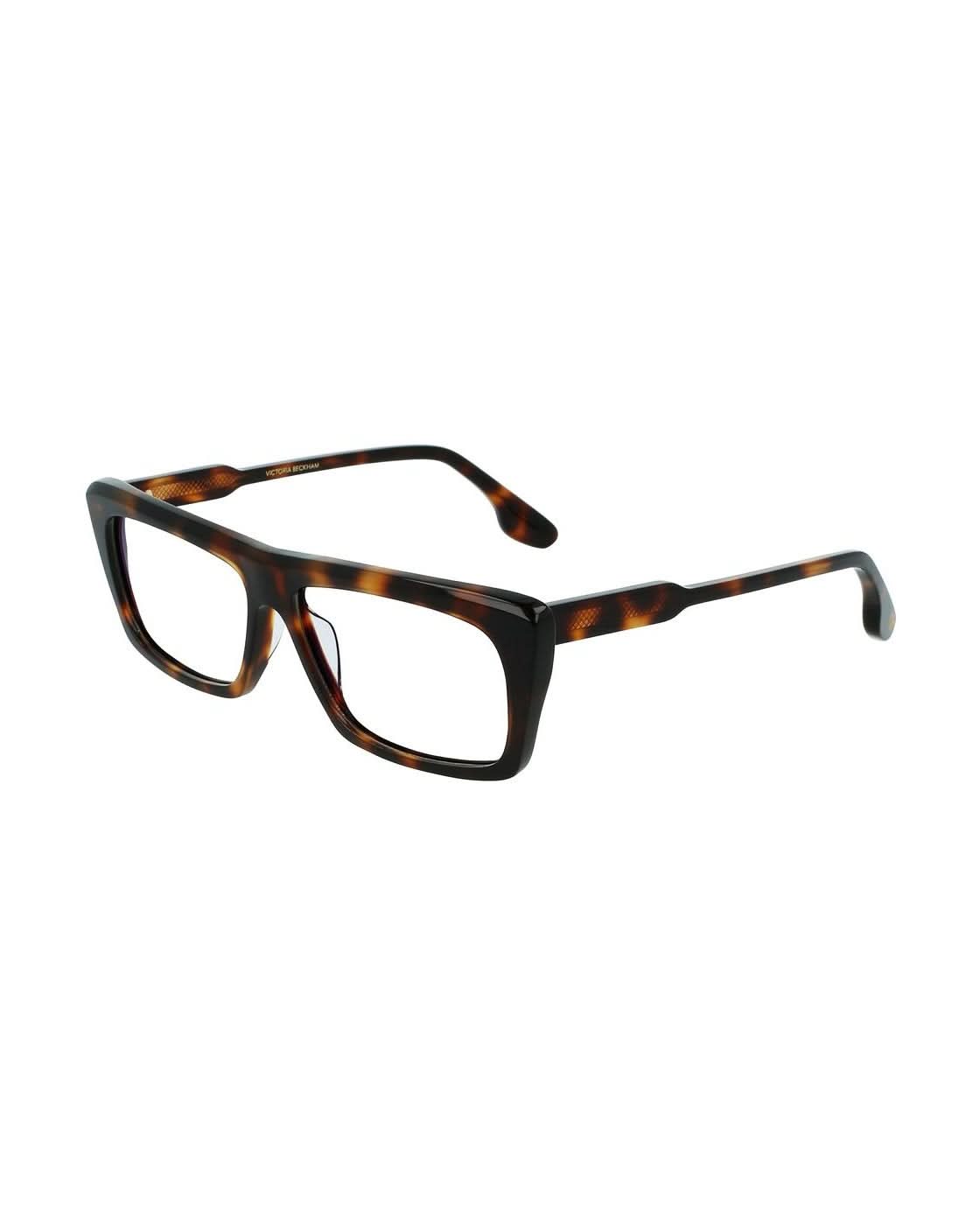 Victoria Beckham Brown Acetate Frame Eyeglasses