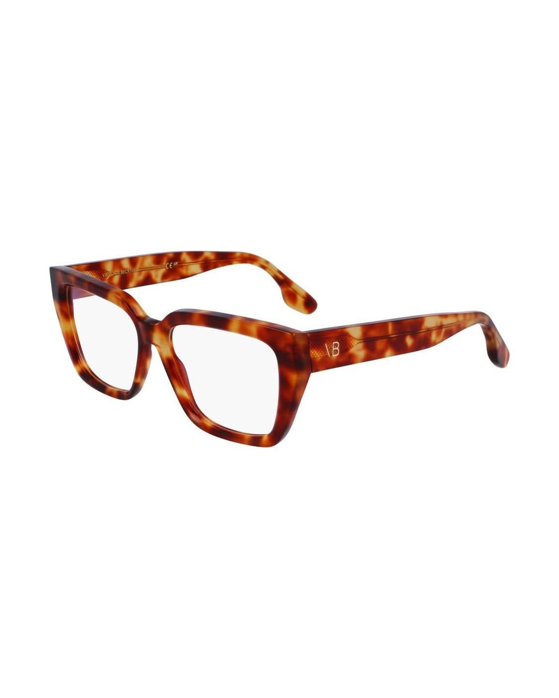 Victoria Beckham Brown Acetate Optical Frame Eyeglasses