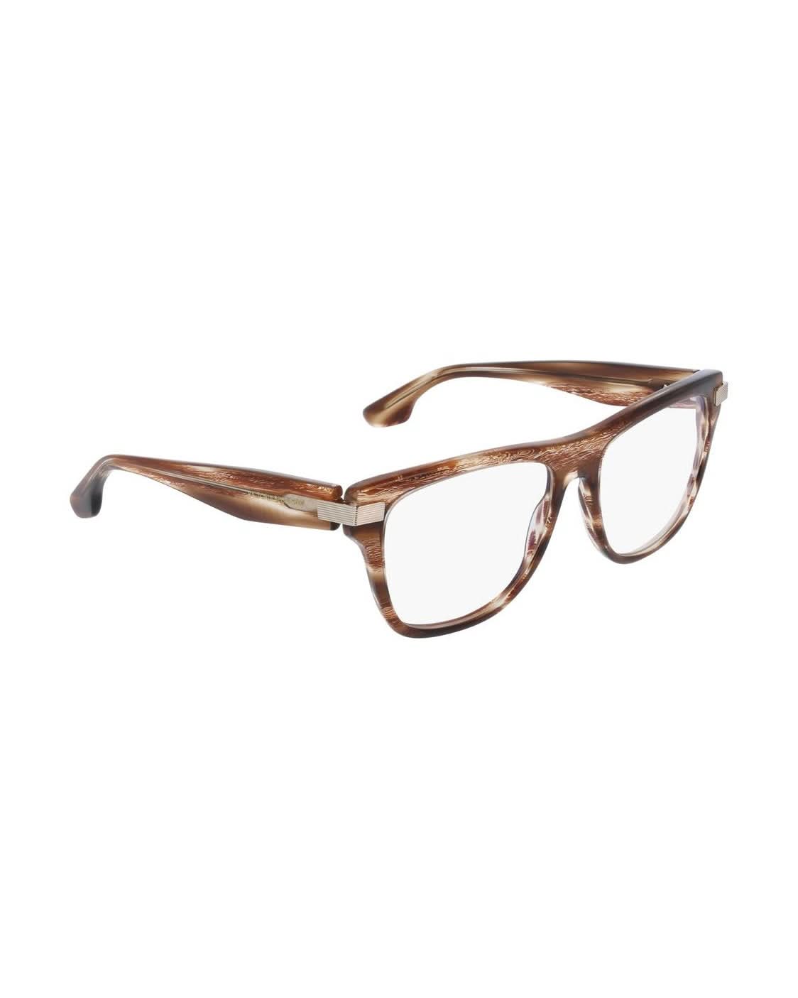 Victoria Beckham Brown Acetate Optical Frame Eyeglasses