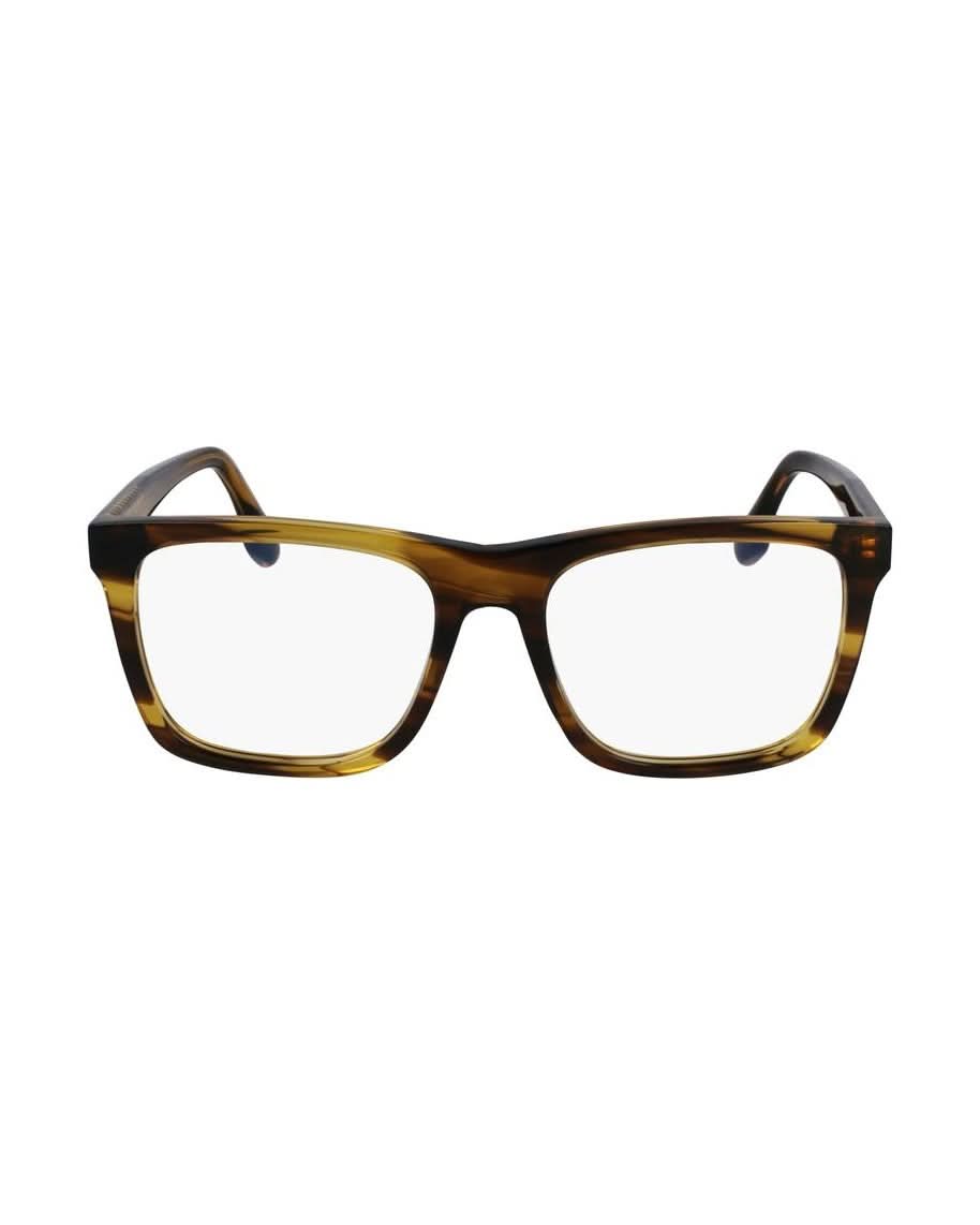 Victoria Beckham Brown Acetate Optical Frame Eyeglasses